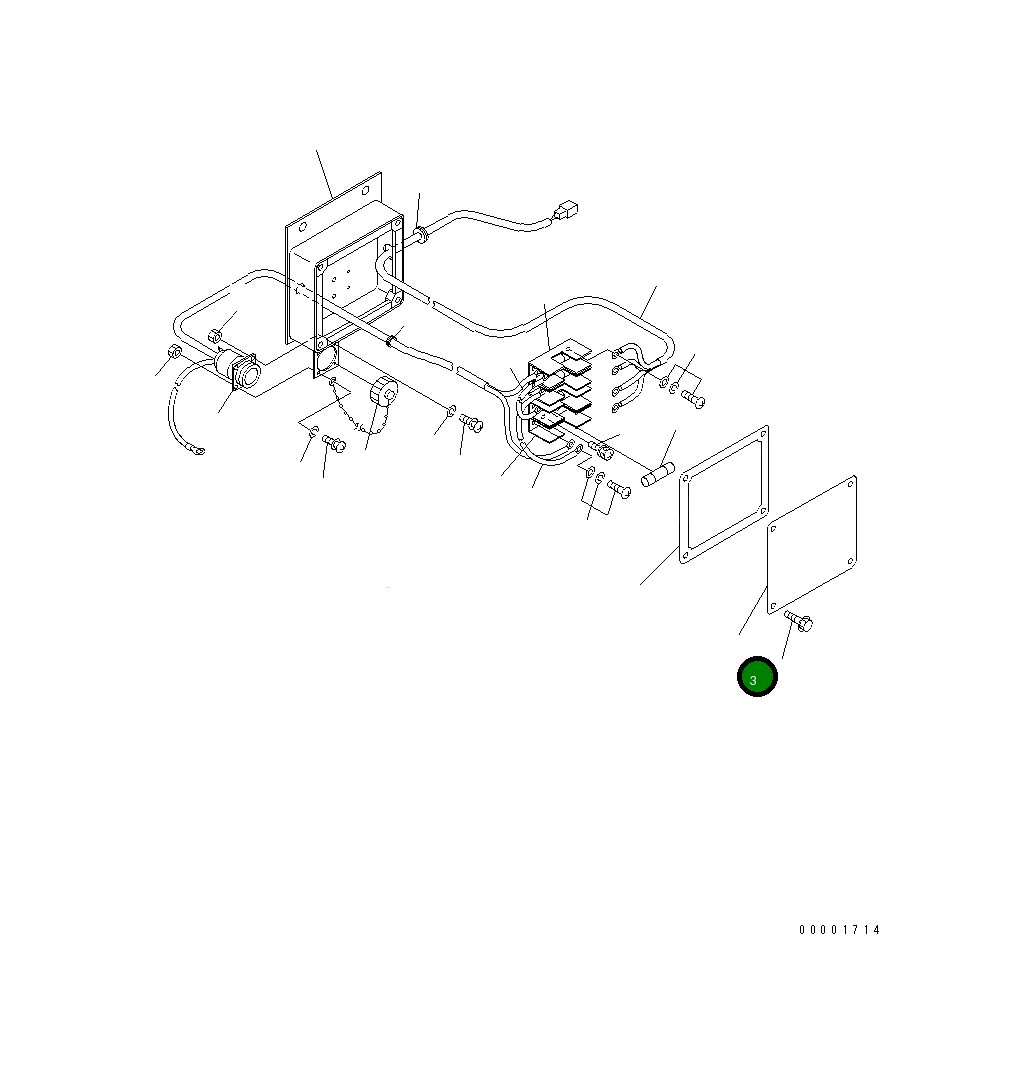 Крышка 425-Z91-1230  Komatsu