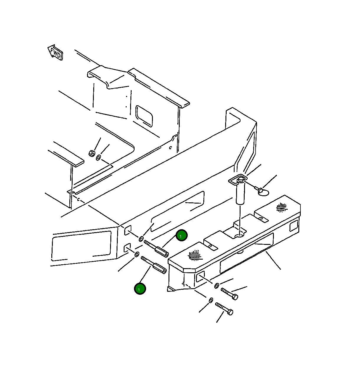 Болт 426-975-1122 Komatsu