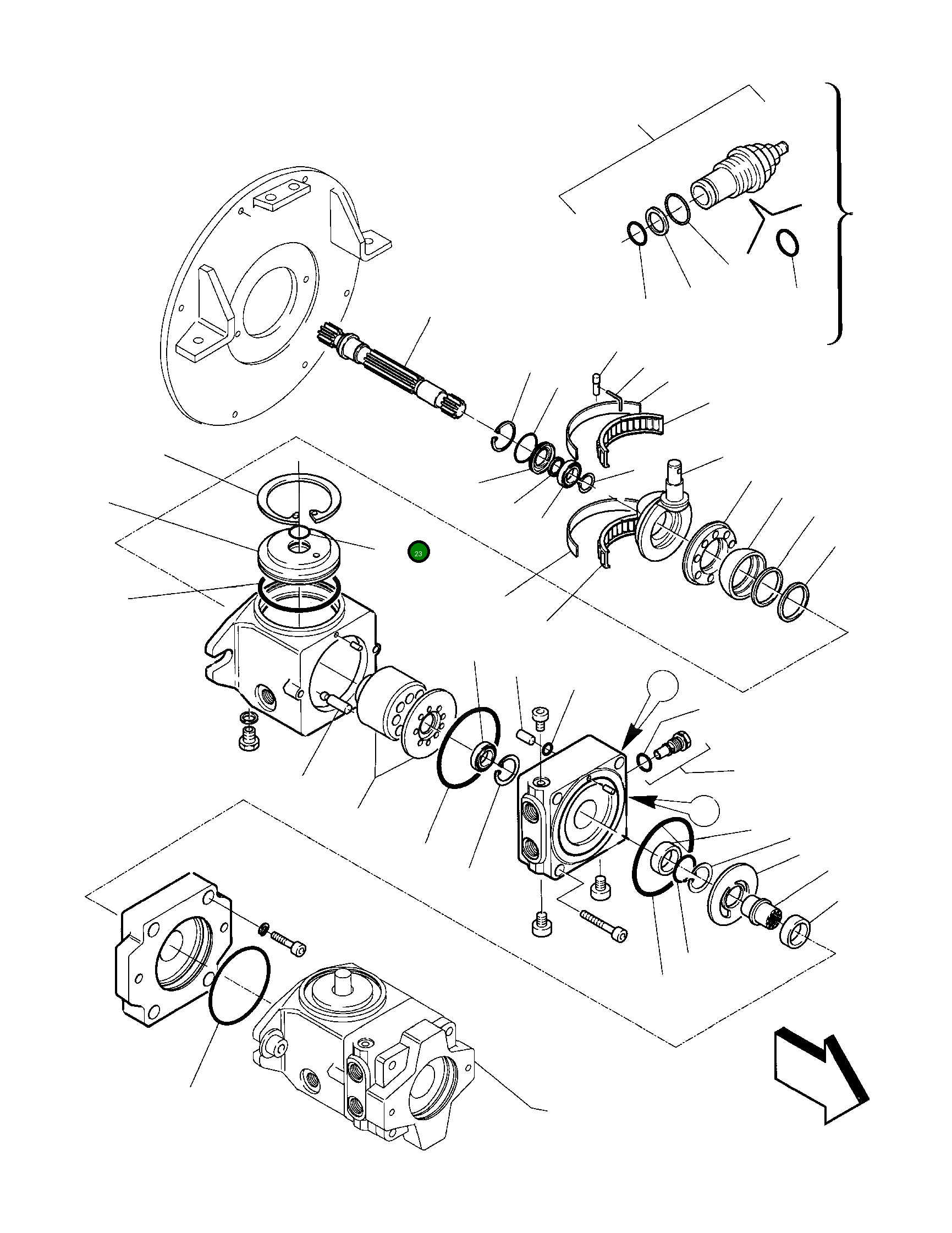 Кольцо уплотнительное (O-Ring) 840225053 Komatsu