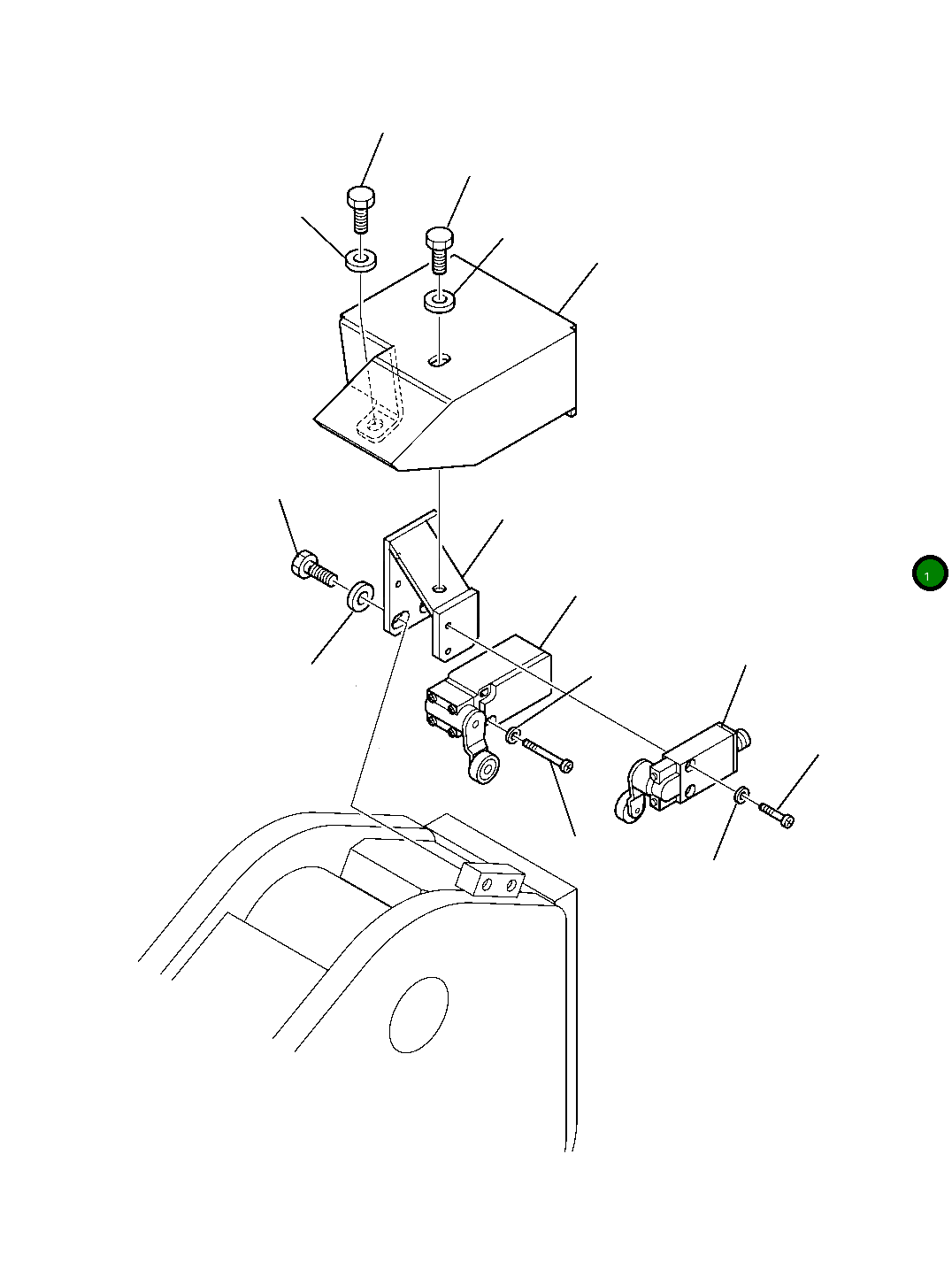 Крышка 395-720-1230  Komatsu