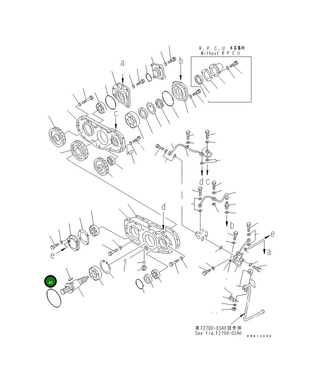 Кольцо уплотнительное (O-Ring) 07000-15195 Komatsu