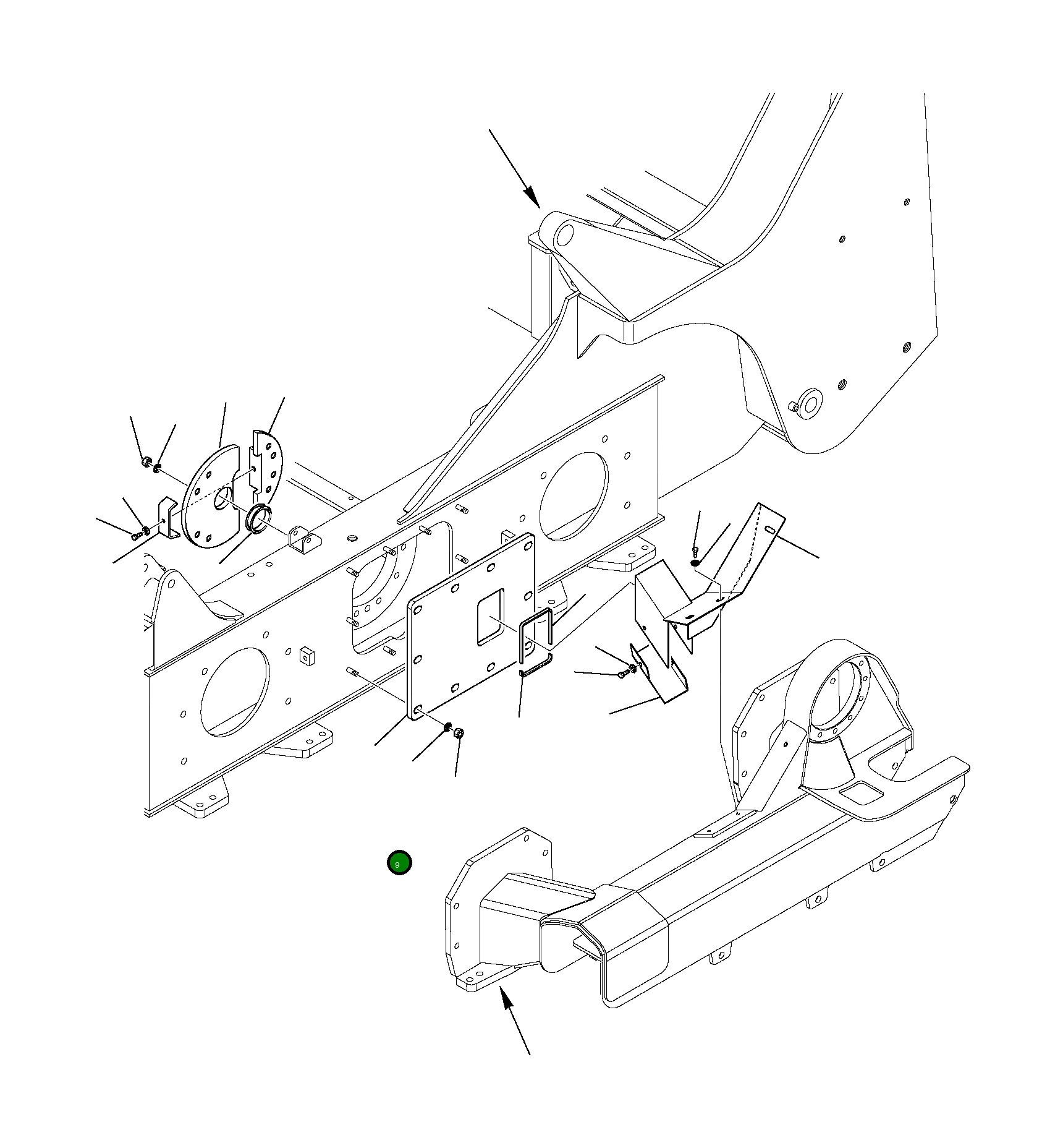 Крышка 37B-22-11990 Komatsu