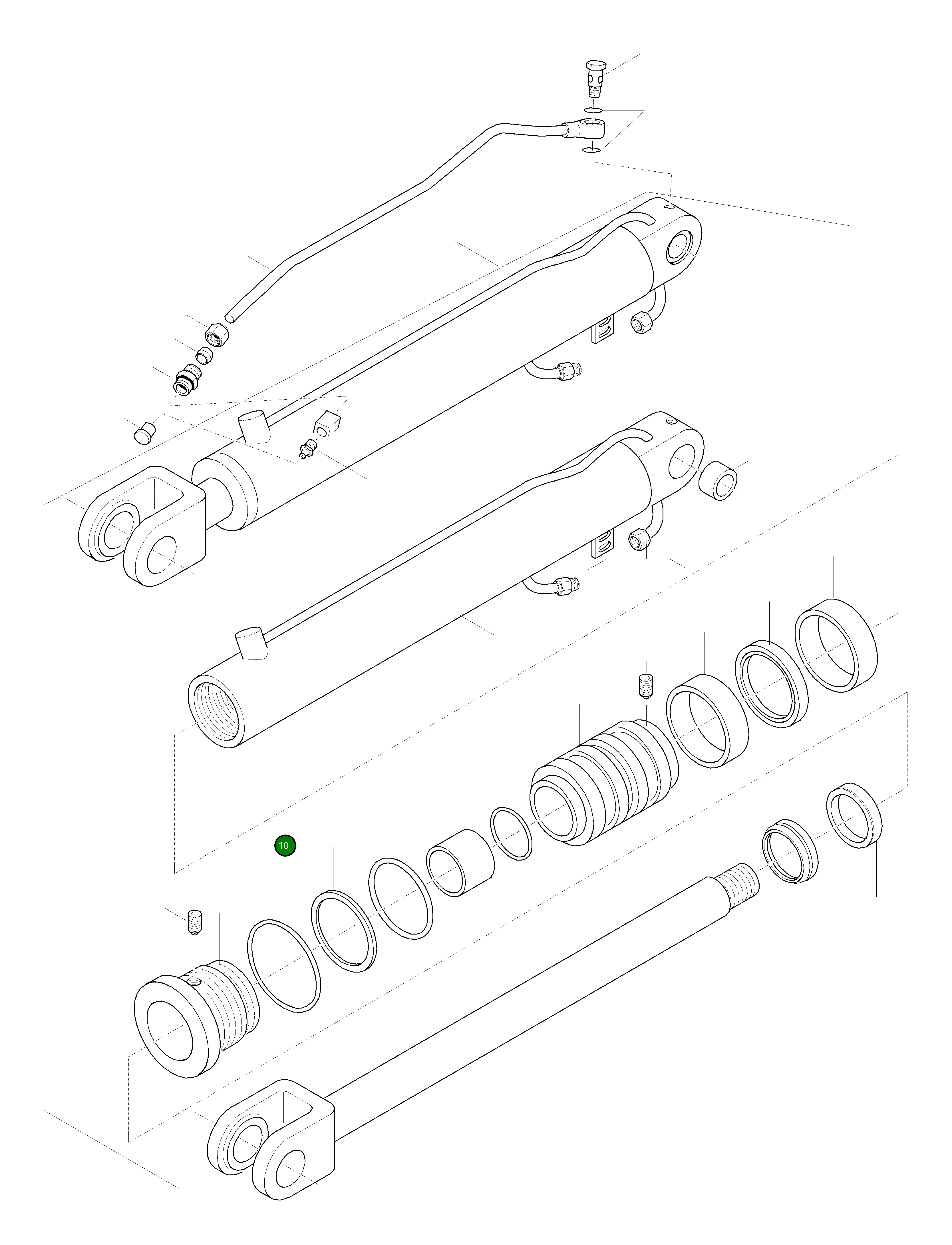 Кольцо уплотнительное (O-Ring) 42U-63-H0P29 Komatsu