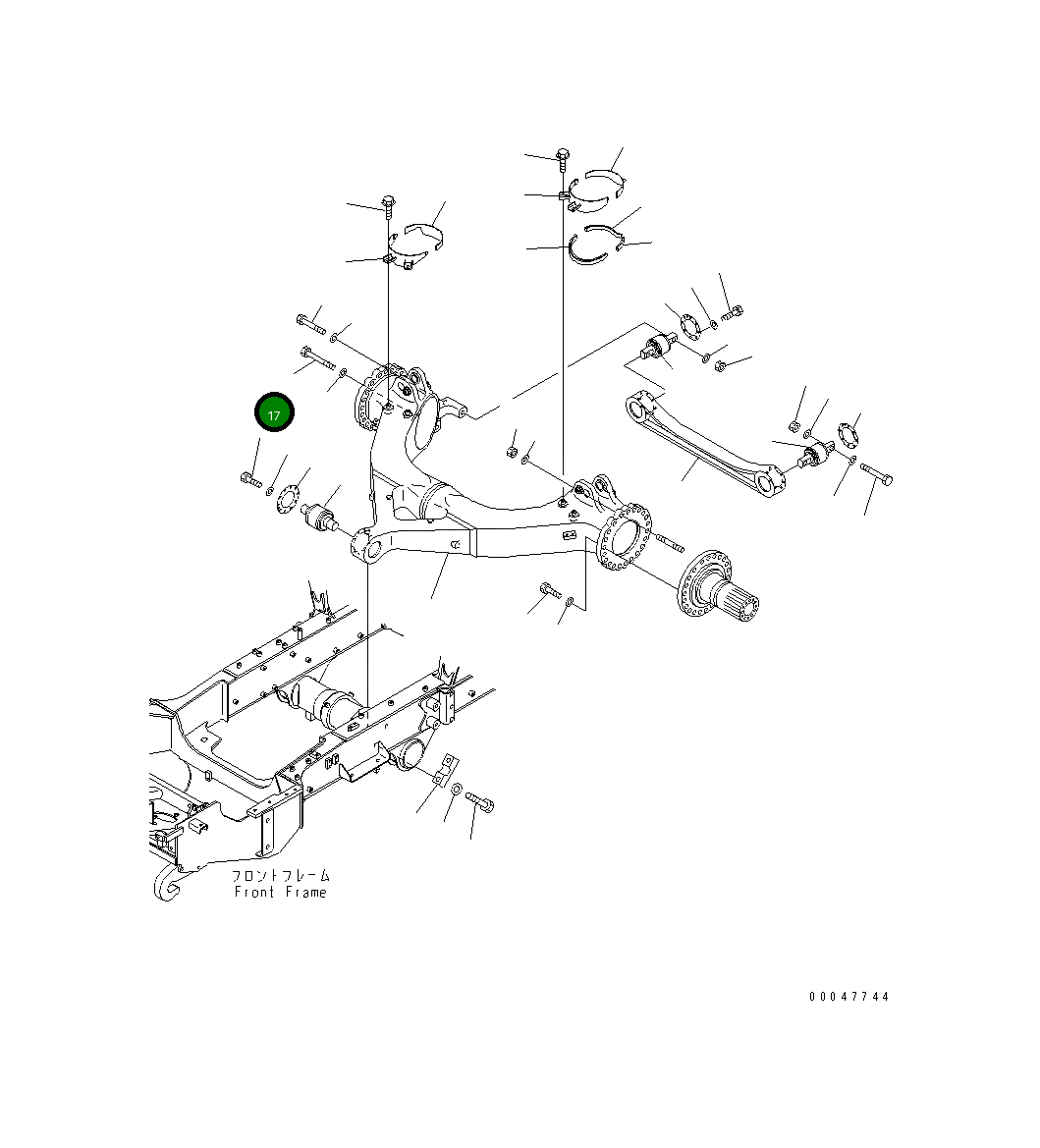 Болт 56D-50-11120 Komatsu