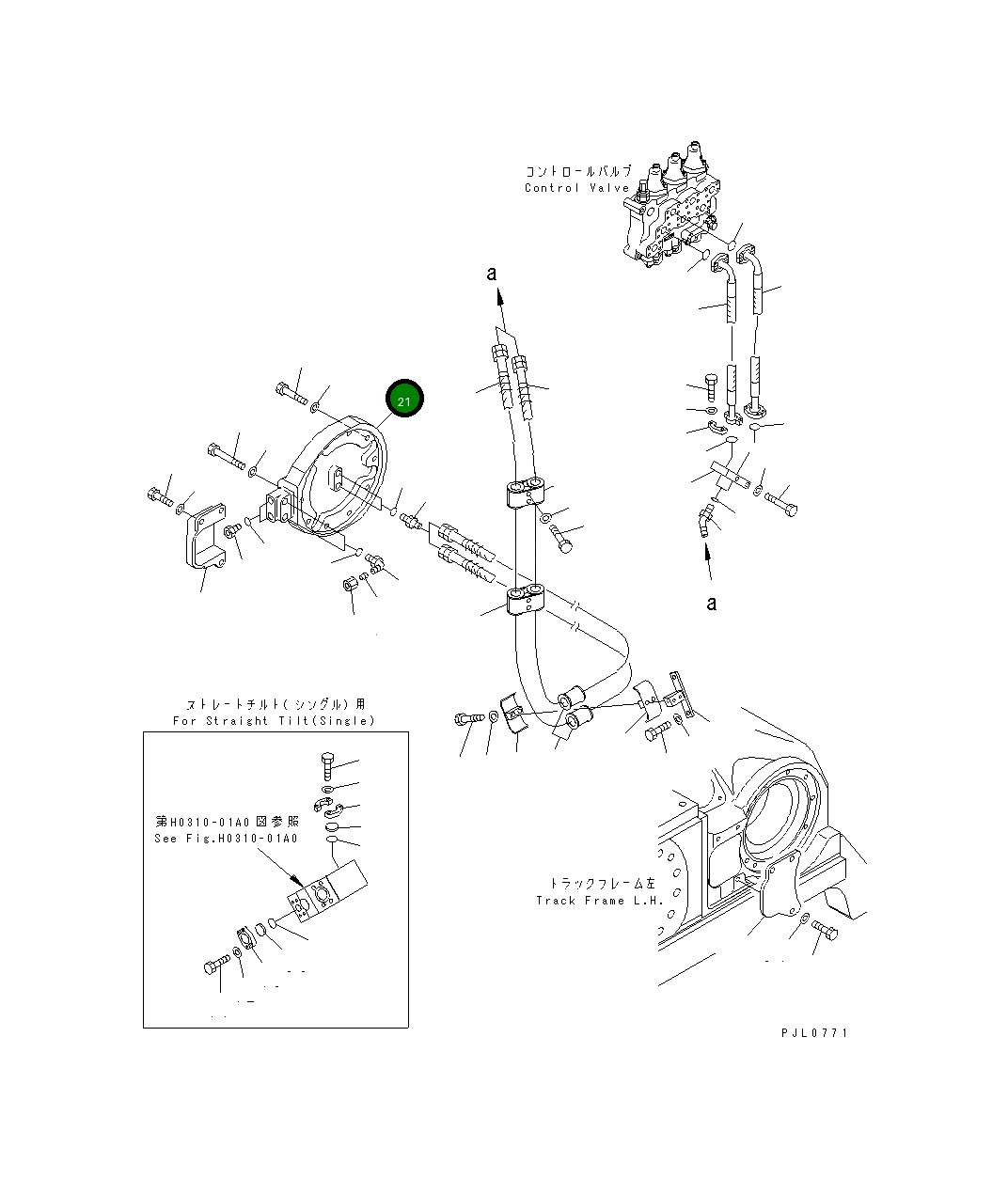 Крышка 198-50-51390 Komatsu