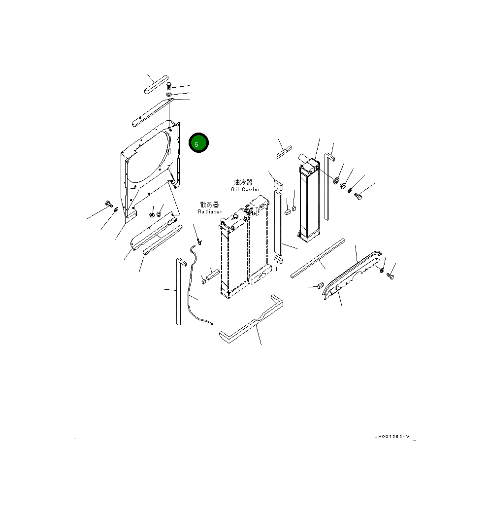 Крышка 206-03-24320  Komatsu