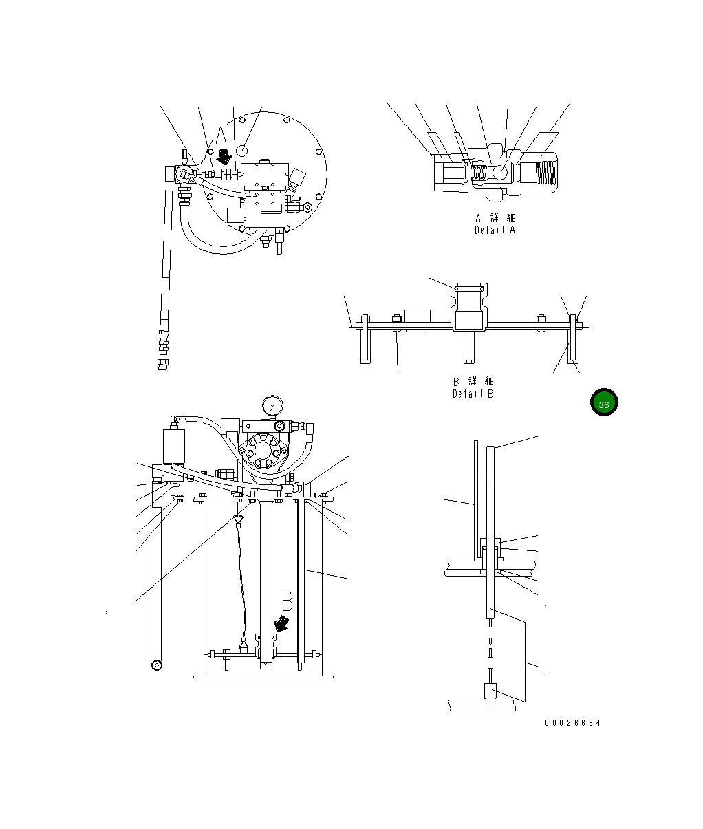 Болт LI50084  Komatsu