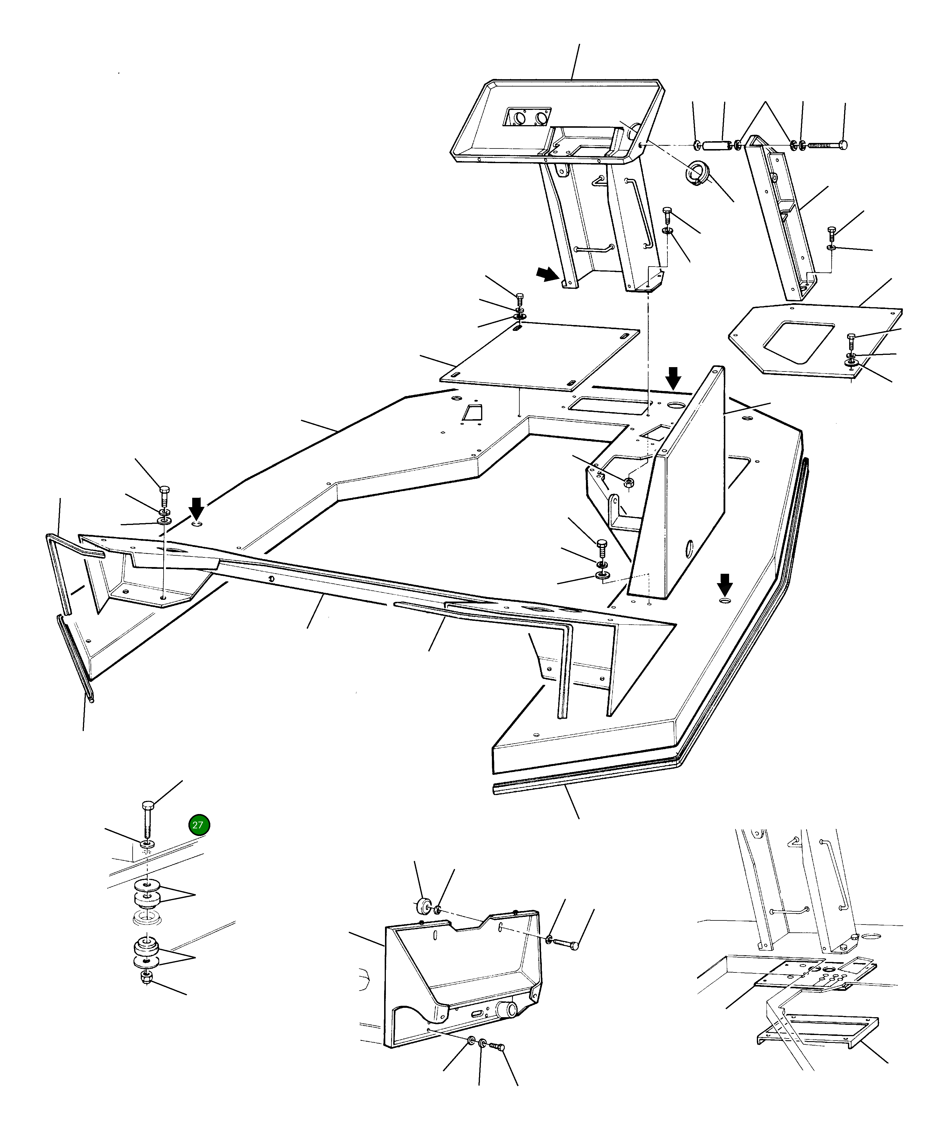 Болт 801015622 Komatsu