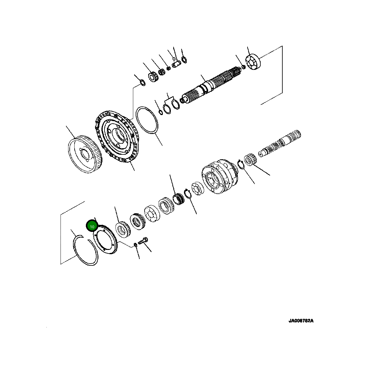 Крышка 425-15-32831 Komatsu