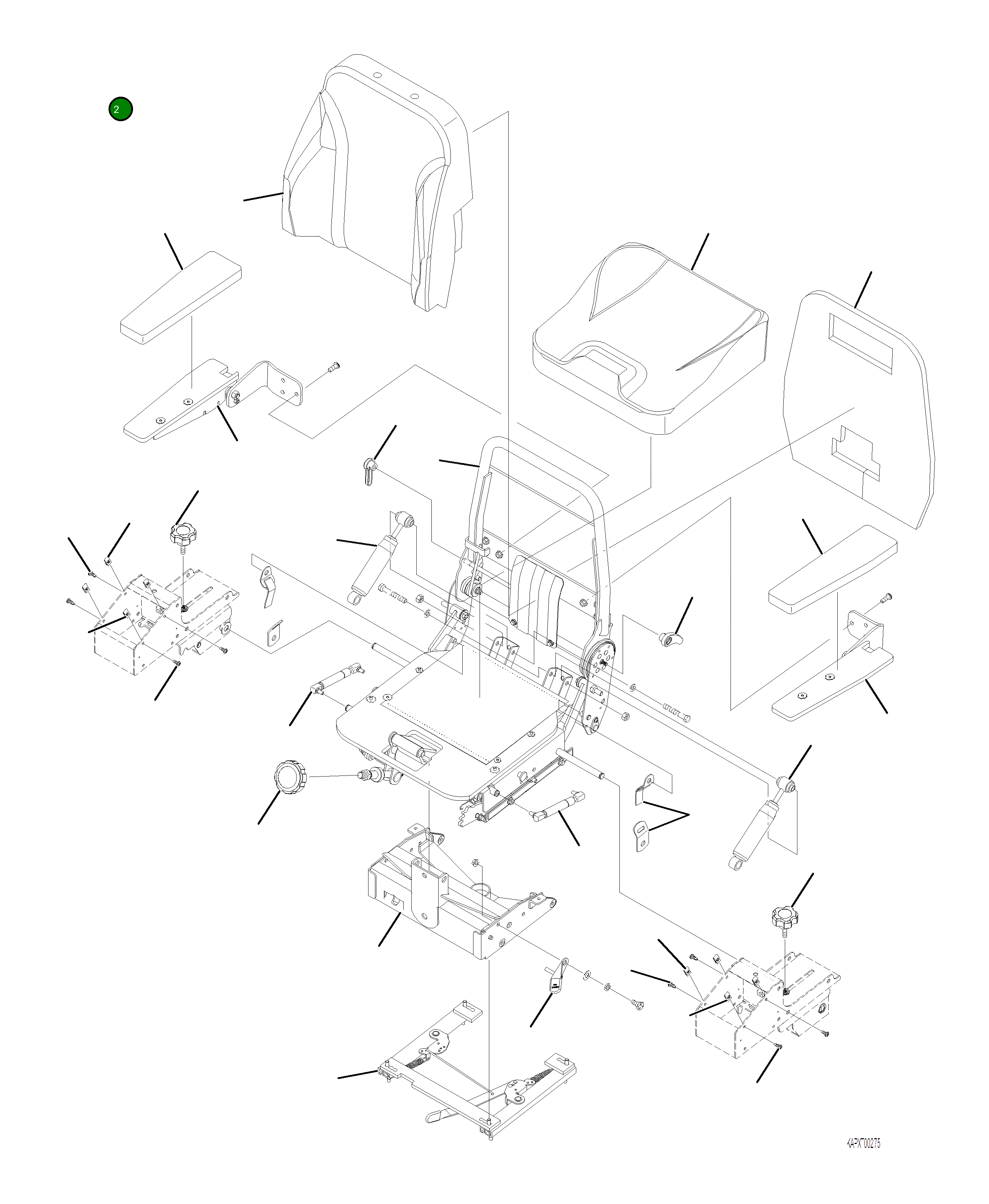 Крышка 4A1-53-25450  Komatsu