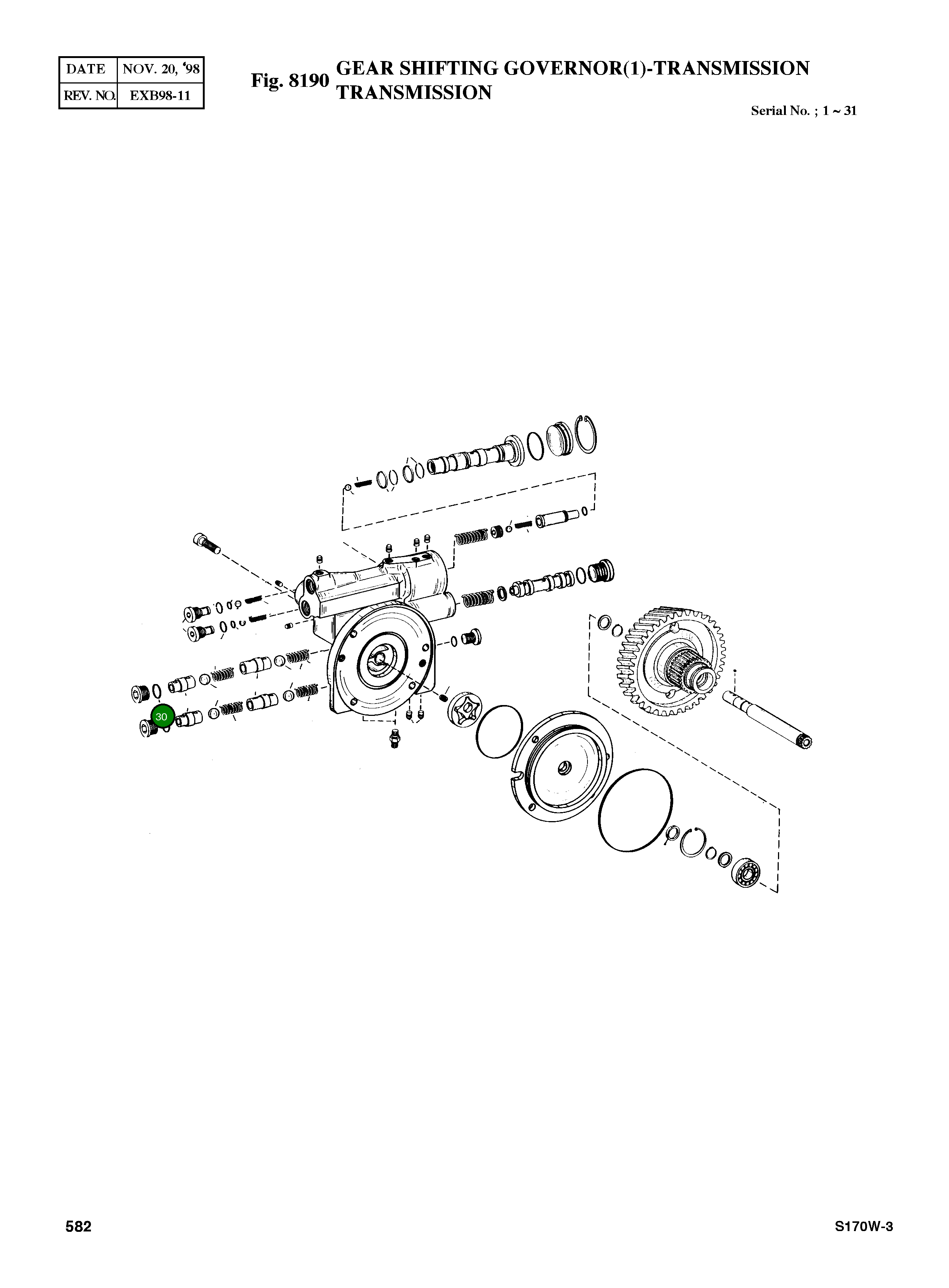 Кольцо уплотнительное (O-Ring) 0634 306 524 Komatsu