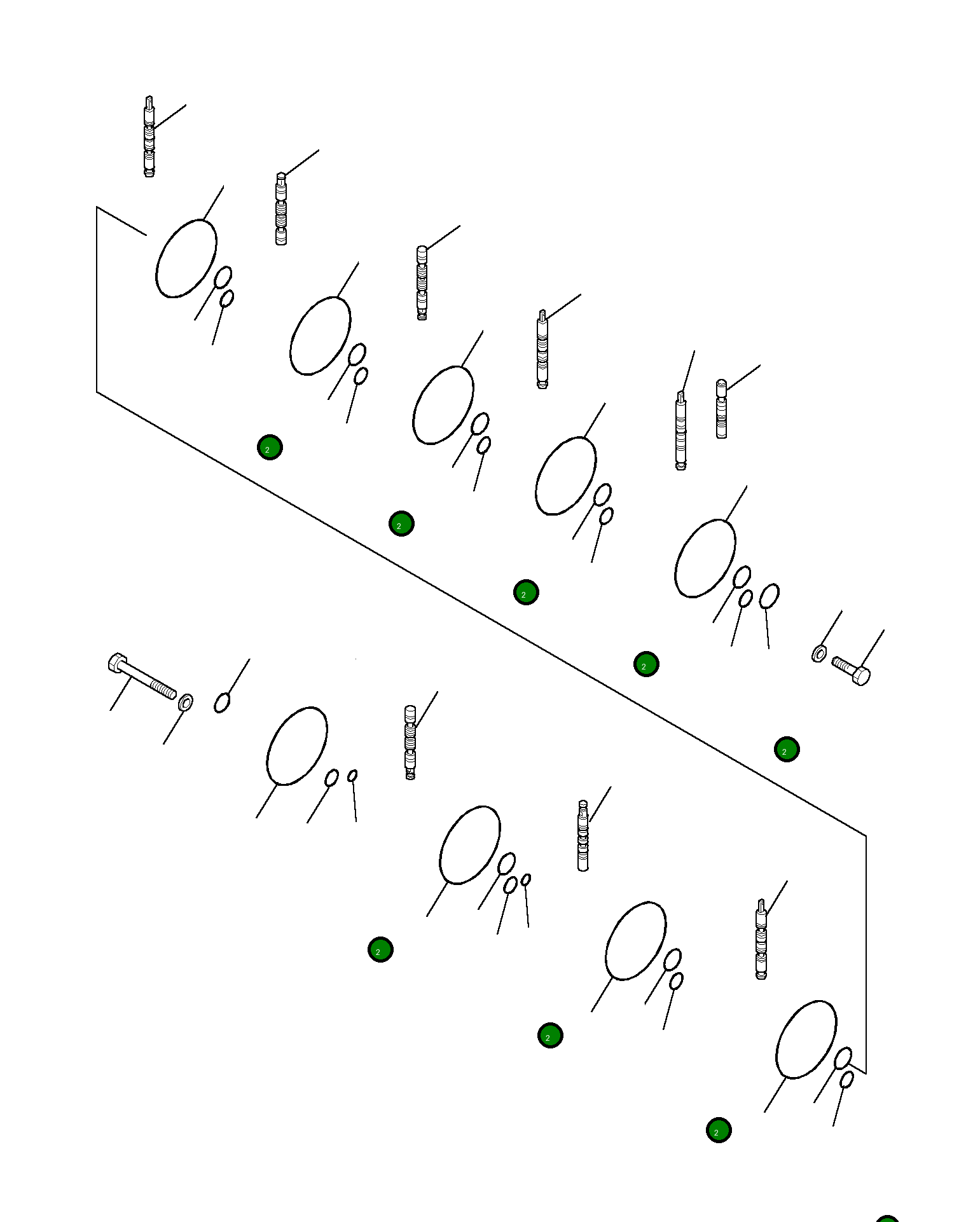 Кольцо уплотнительное (O-Ring) 890001566  Komatsu