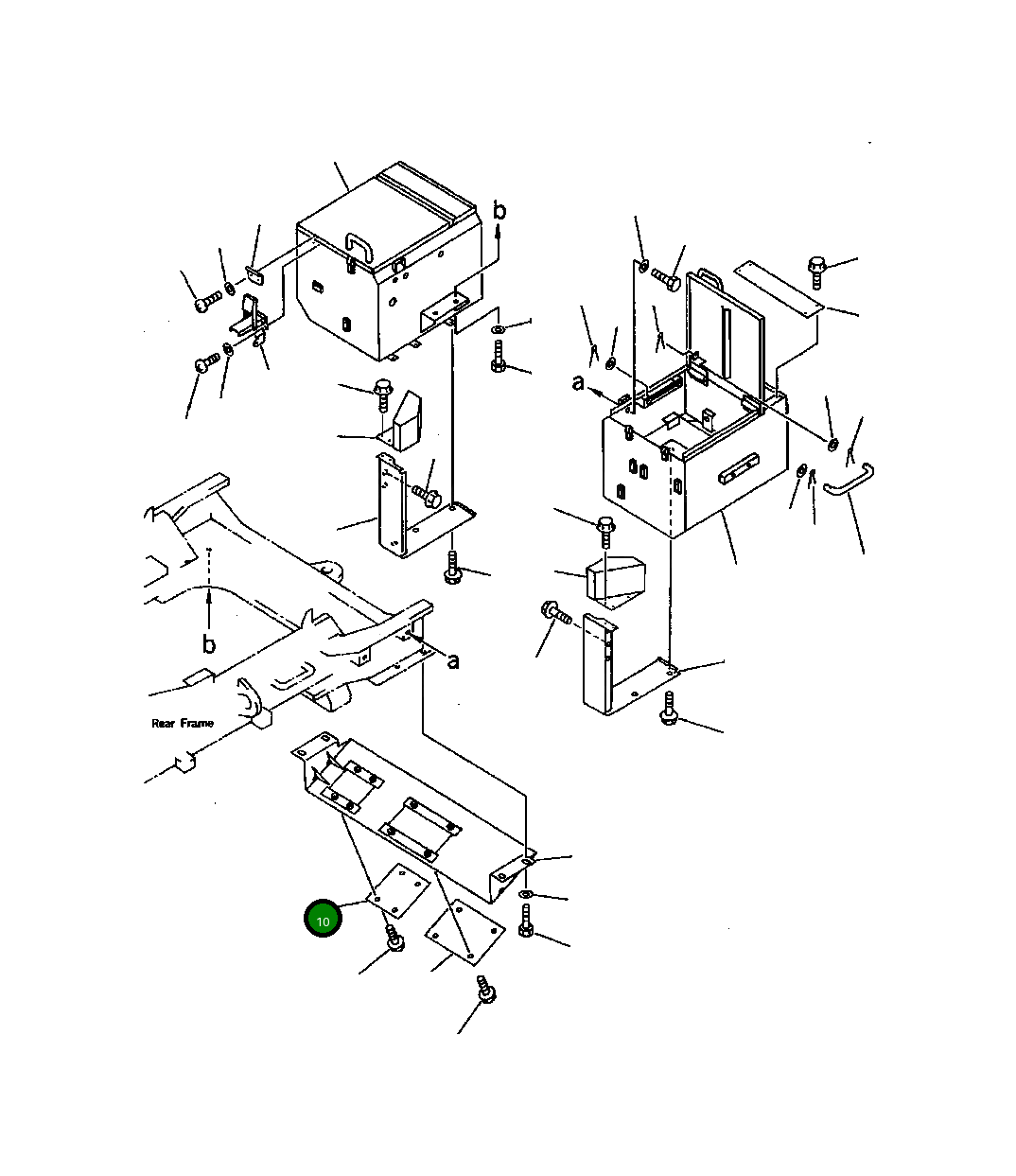 Крышка 427-46-13132 Komatsu