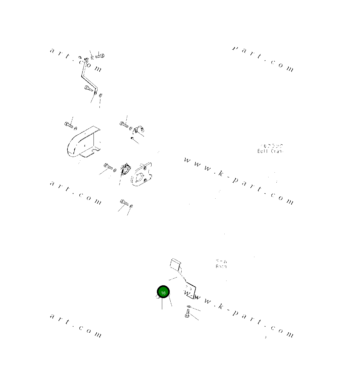 Крышка 425-70-41160 Komatsu