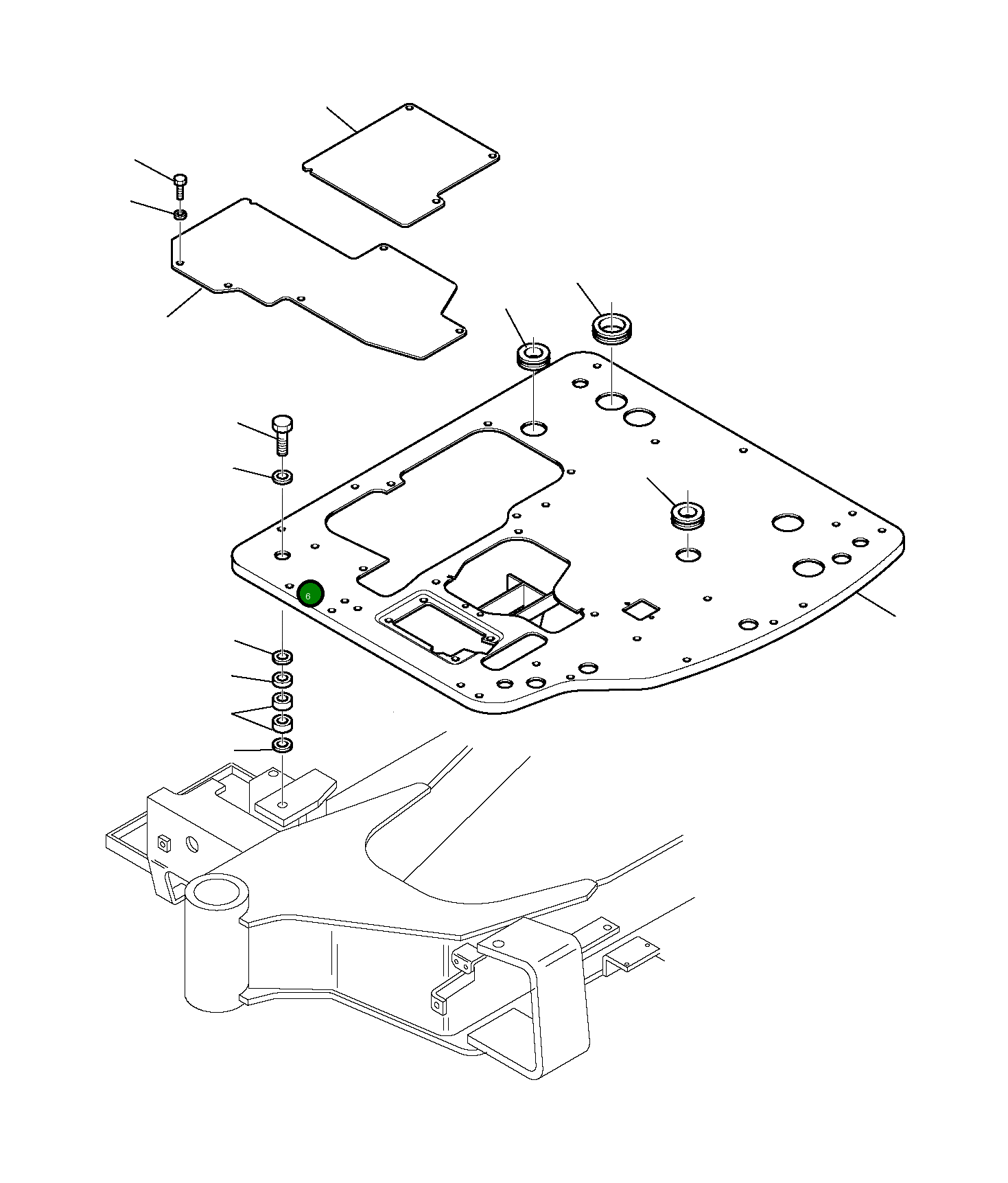 Болт 801015619 Komatsu