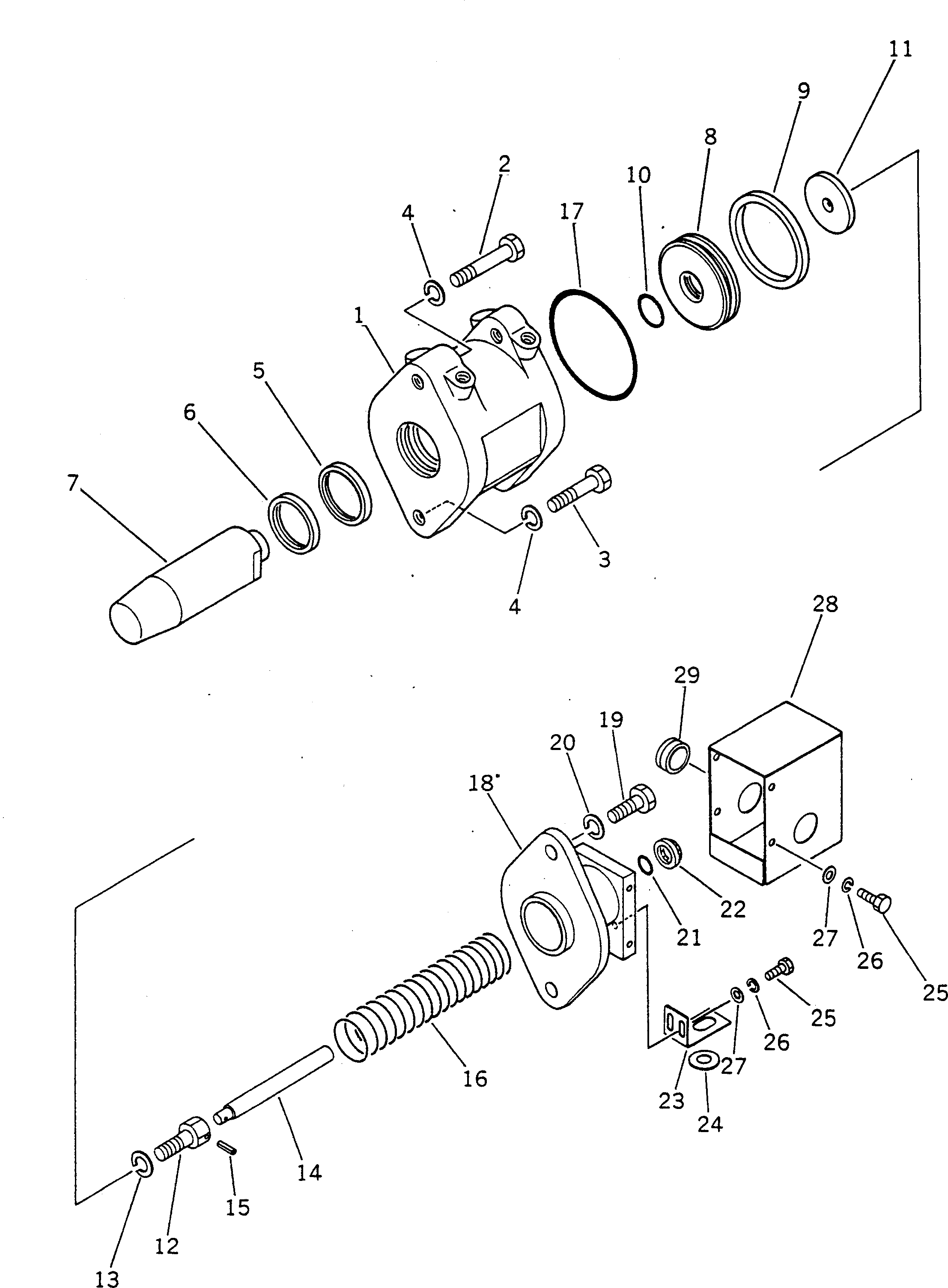 Болт 234-43-39170  Komatsu