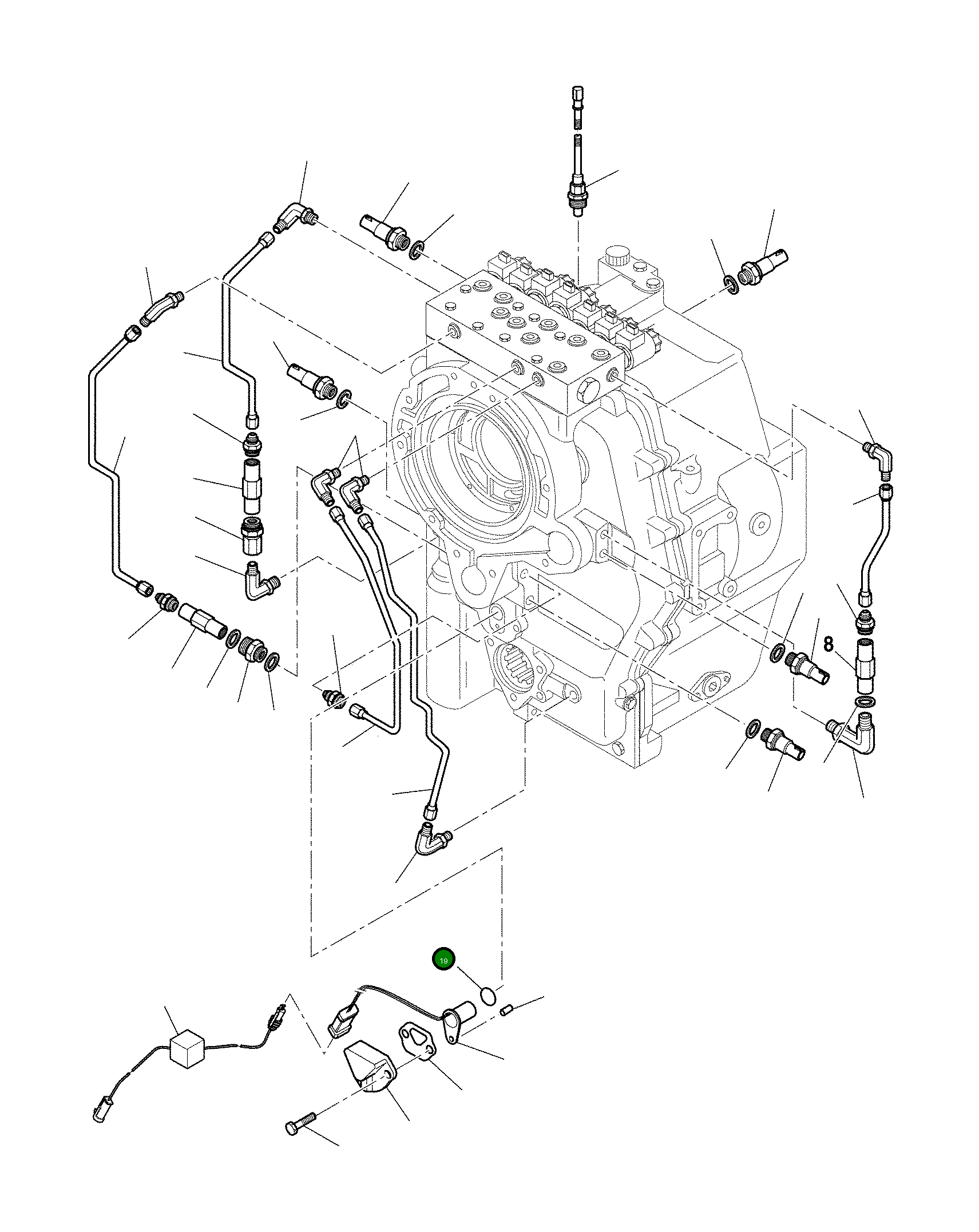 Кольцо уплотнительное (O-Ring) CA0028531  Komatsu