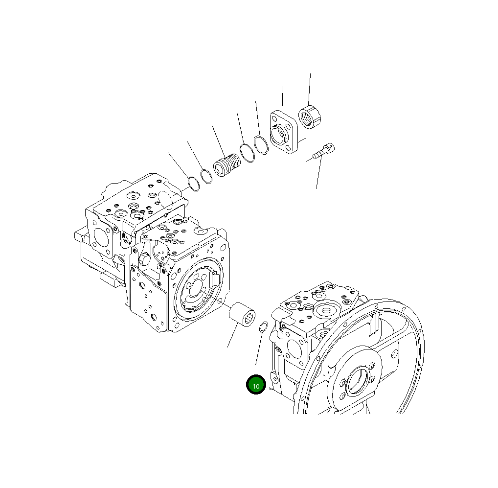 Кольцо 708-2L-32190 Komatsu