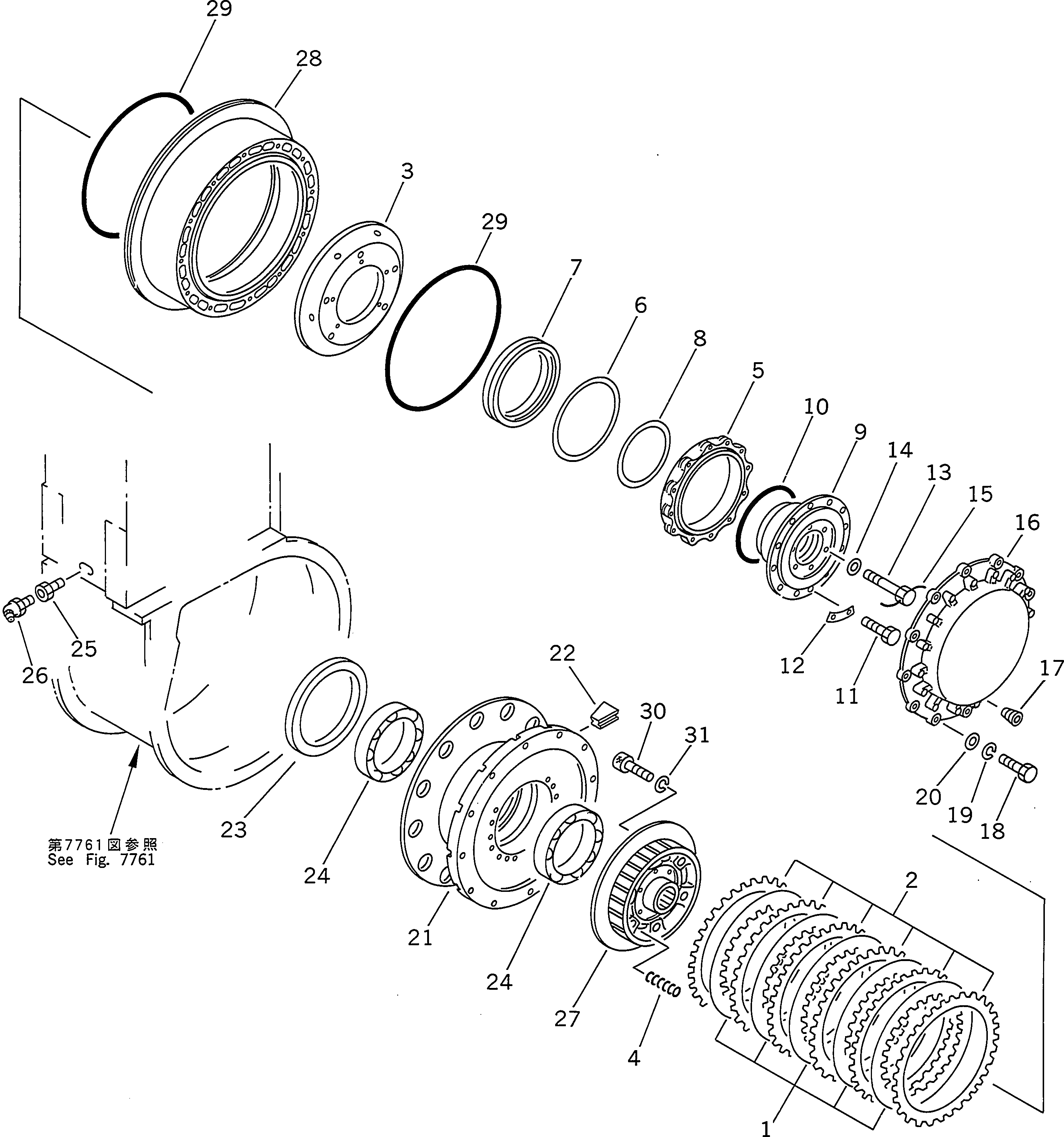 Кольцо уплотнительное (O-Ring) 170-09-17120  Komatsu