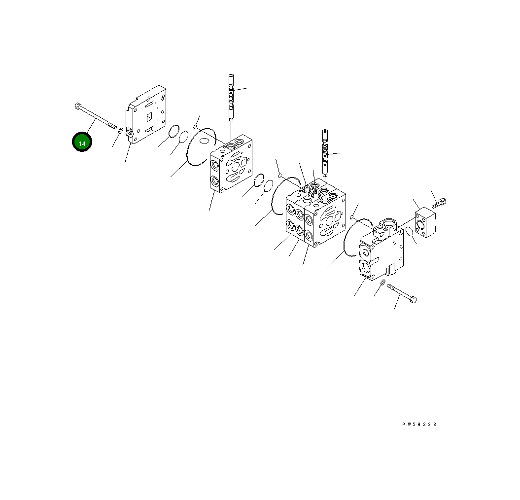 Болт 723-11-32780 Komatsu