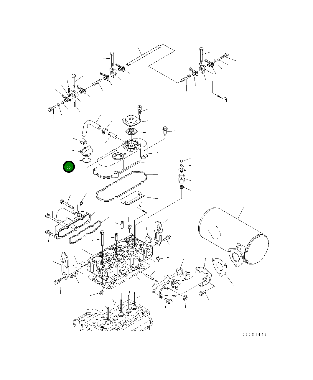 Кольцо уплотнительное (O-Ring) KT04814-50300 Komatsu