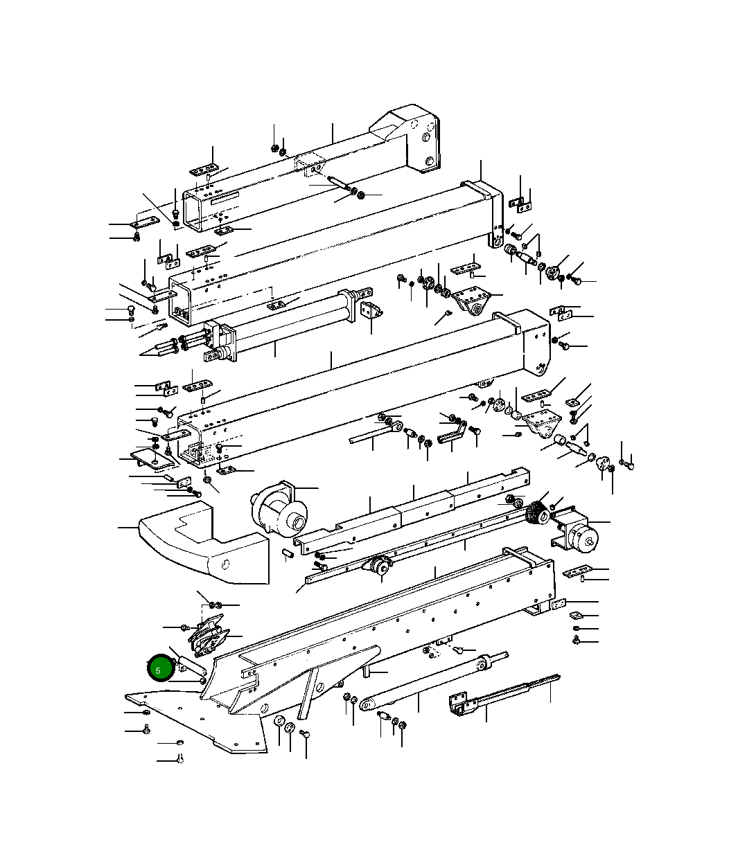 Болт 154 444 Komatsu
