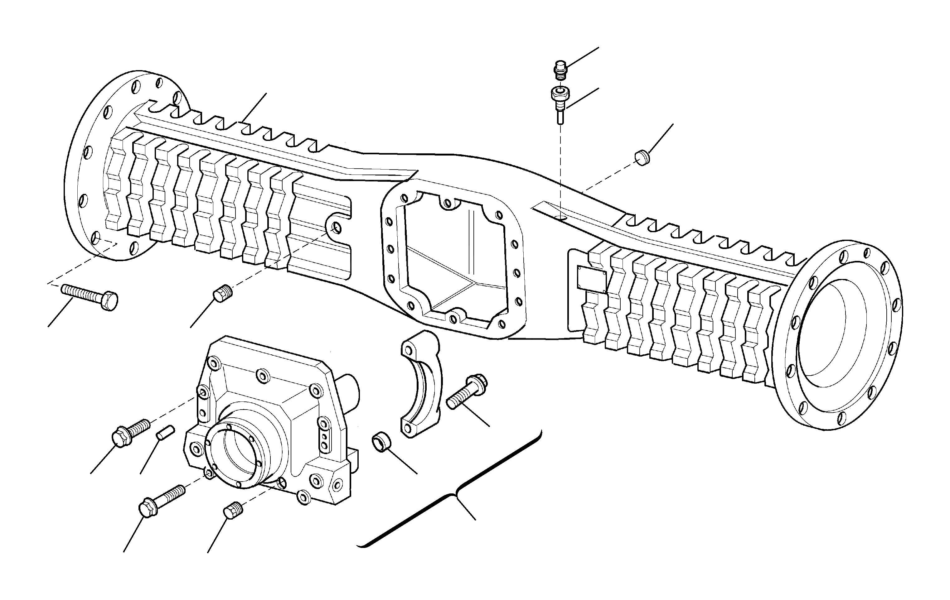 Болт CA0126334 Komatsu