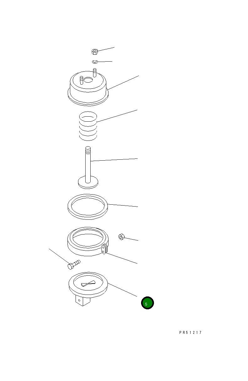 Крышка 234-32-11621 Komatsu
