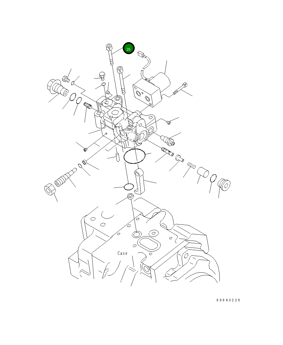 Болт 01252-60635 Komatsu