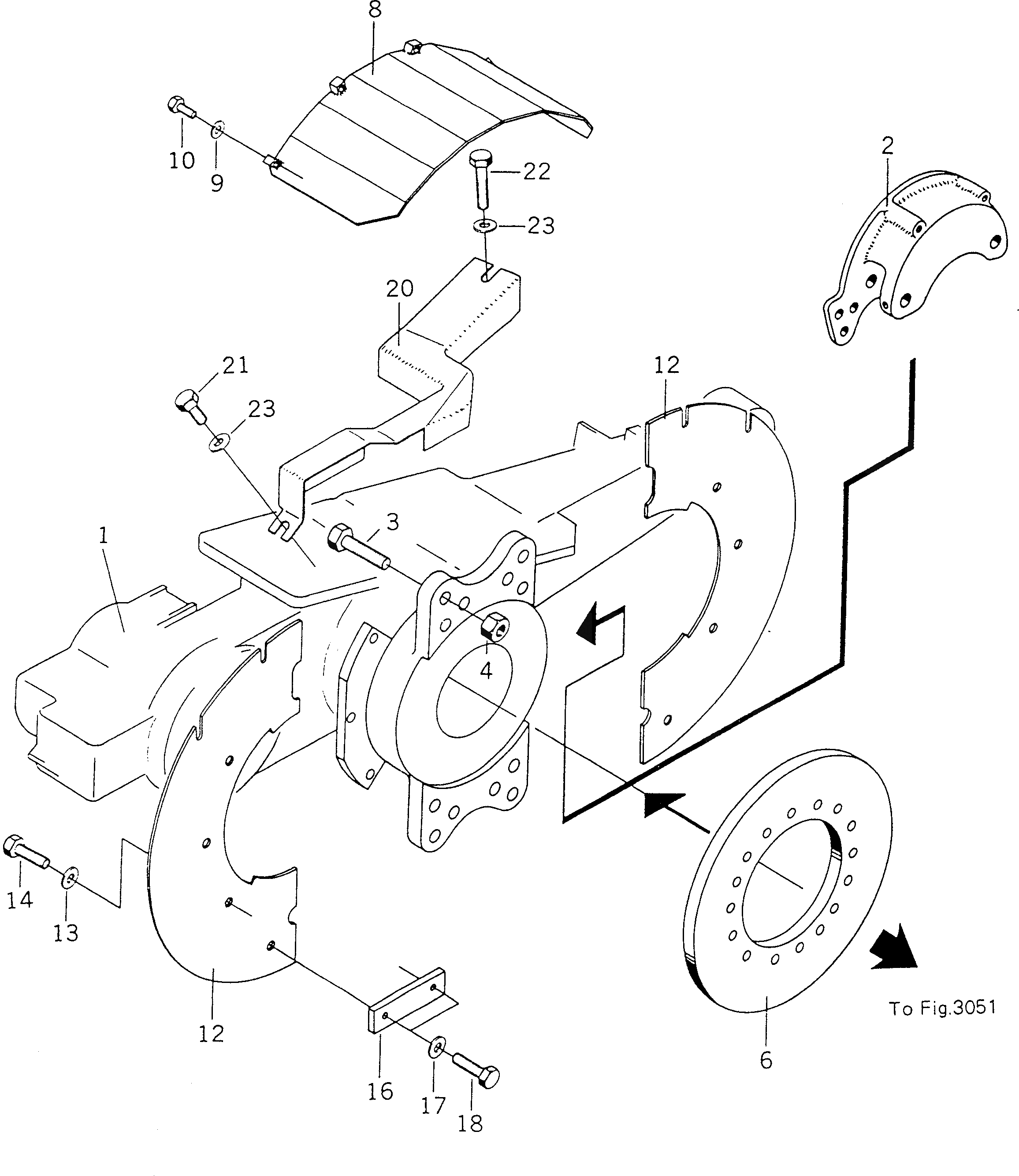 Болт BW053263  Komatsu