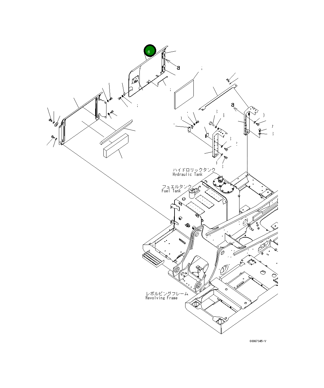 Крышка 20Y-54-71454 Komatsu