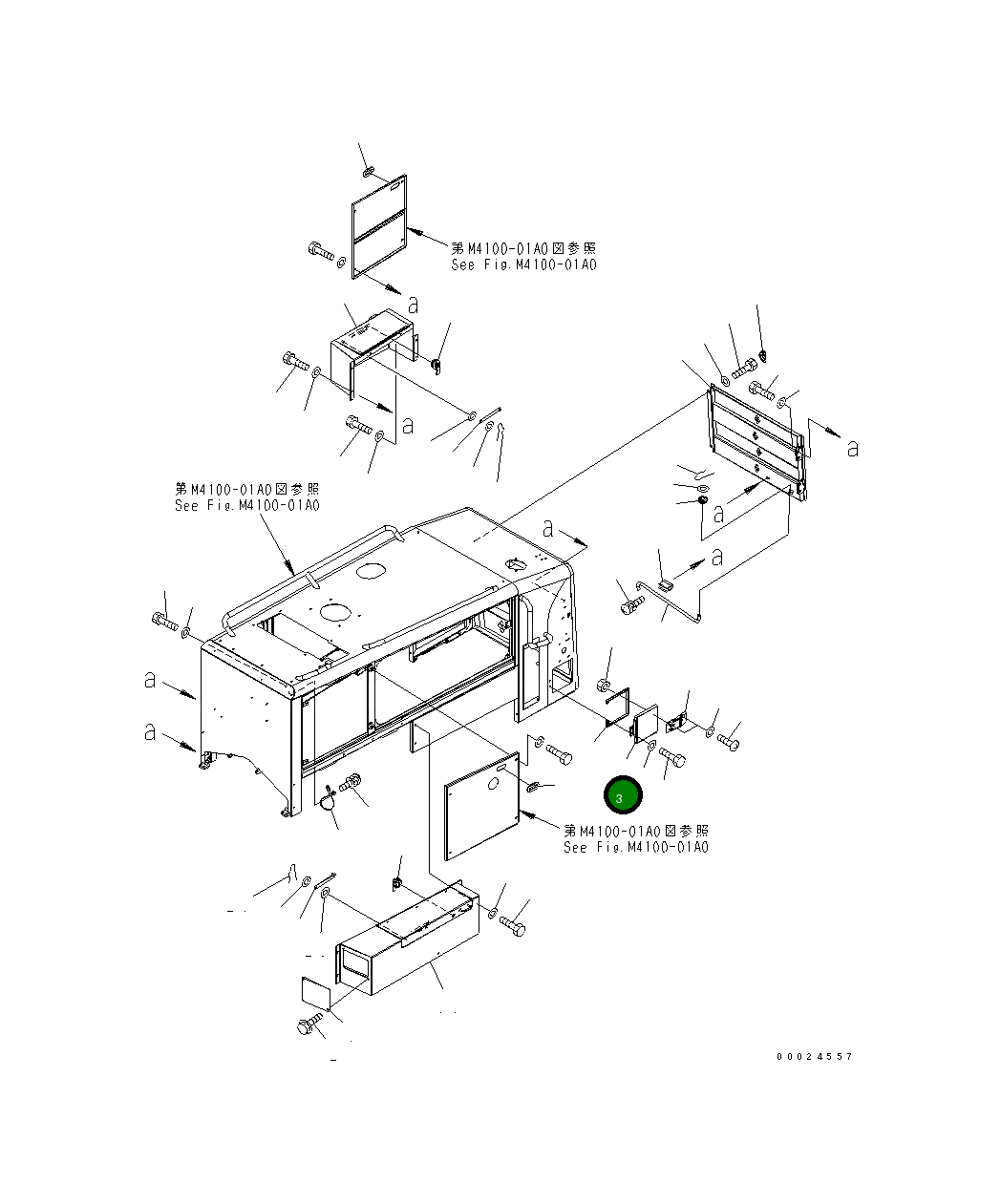 Крышка 423-04-31130 Komatsu