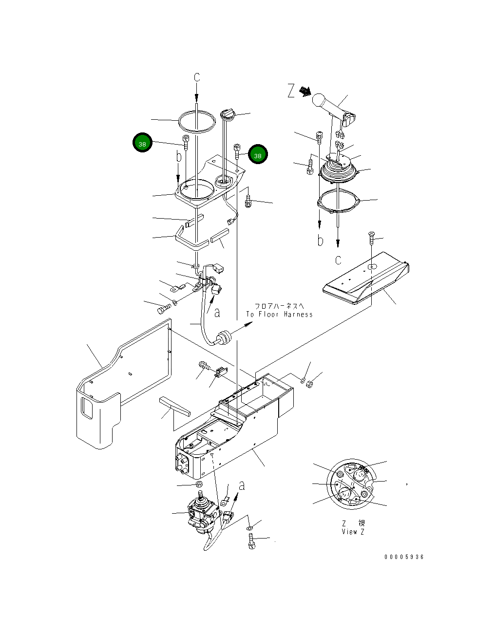 Болт 01252-70520 Komatsu