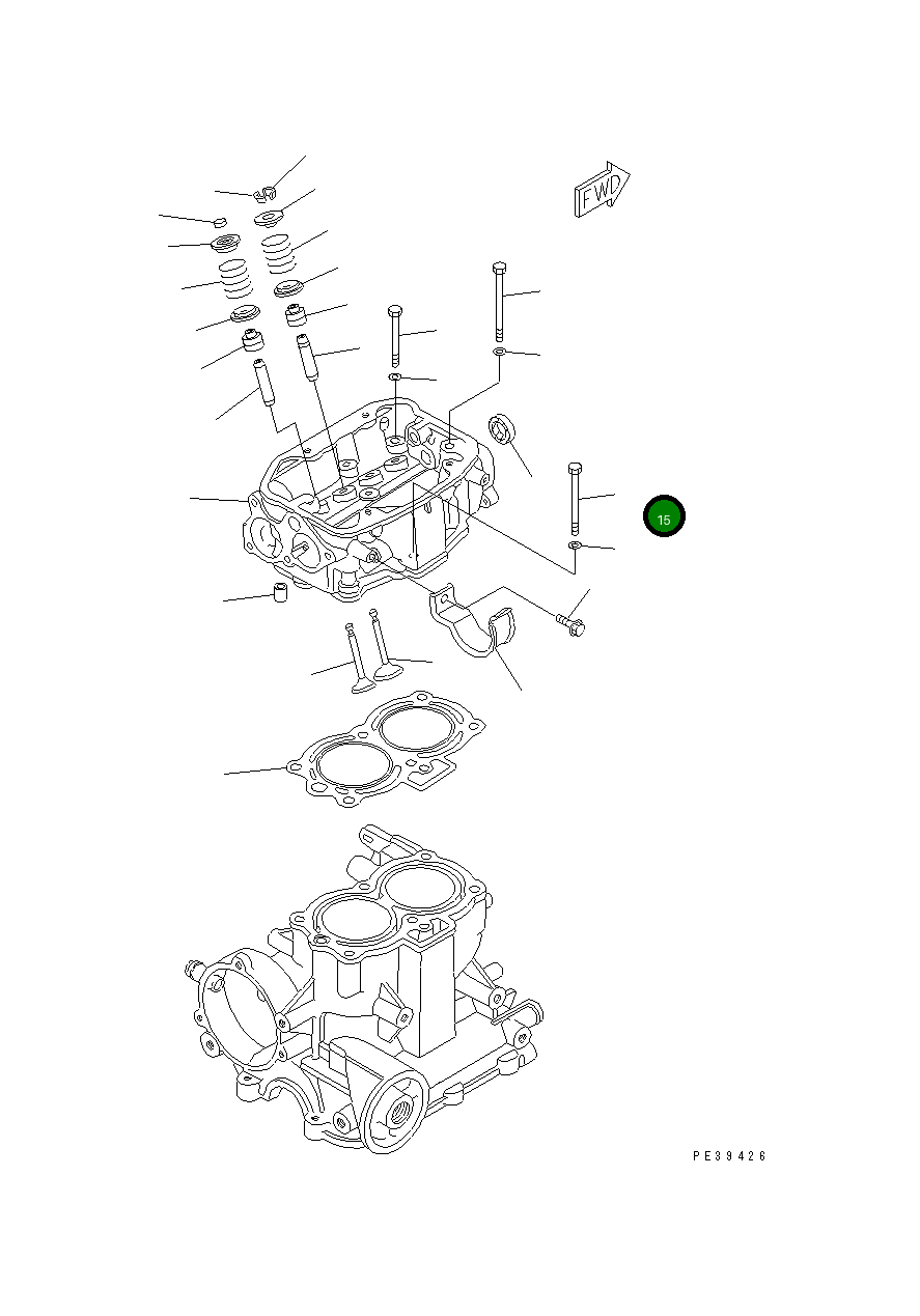 Болт HD90019881000 Komatsu
