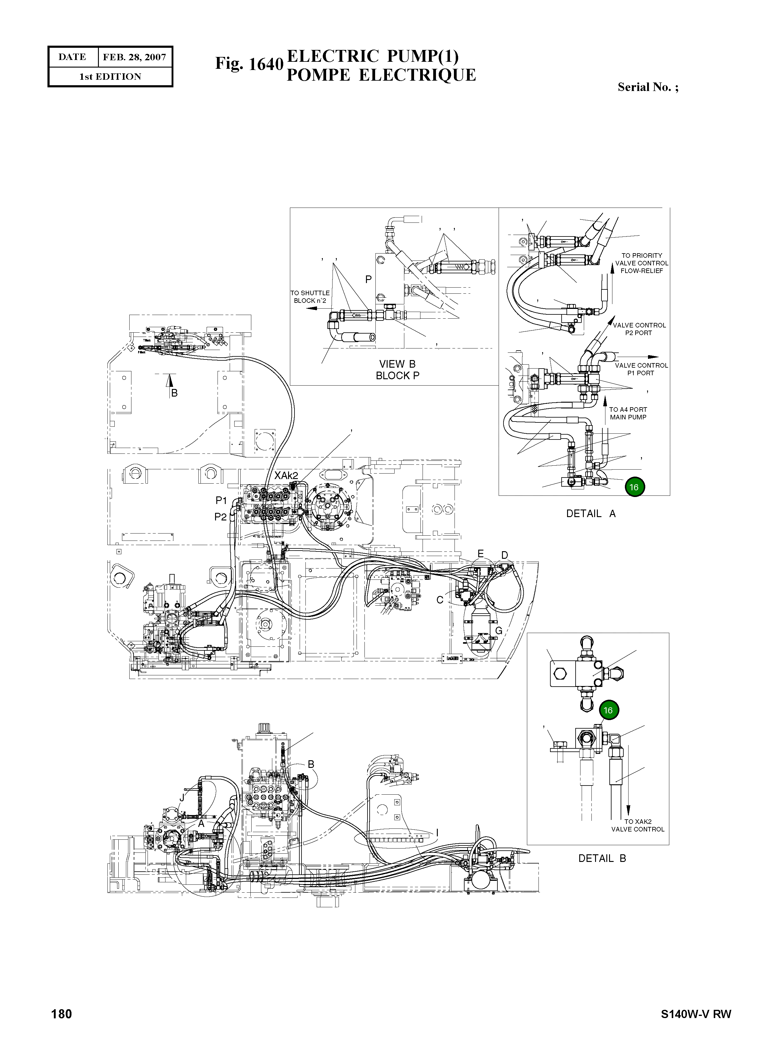 Болт S0505453  Komatsu