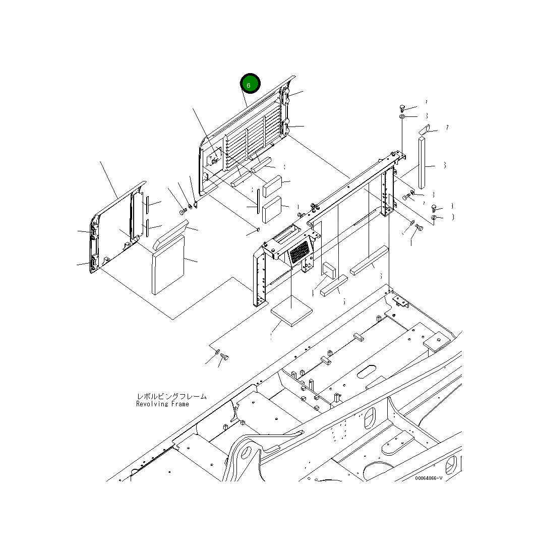 Крышка 208-54-77910 Komatsu