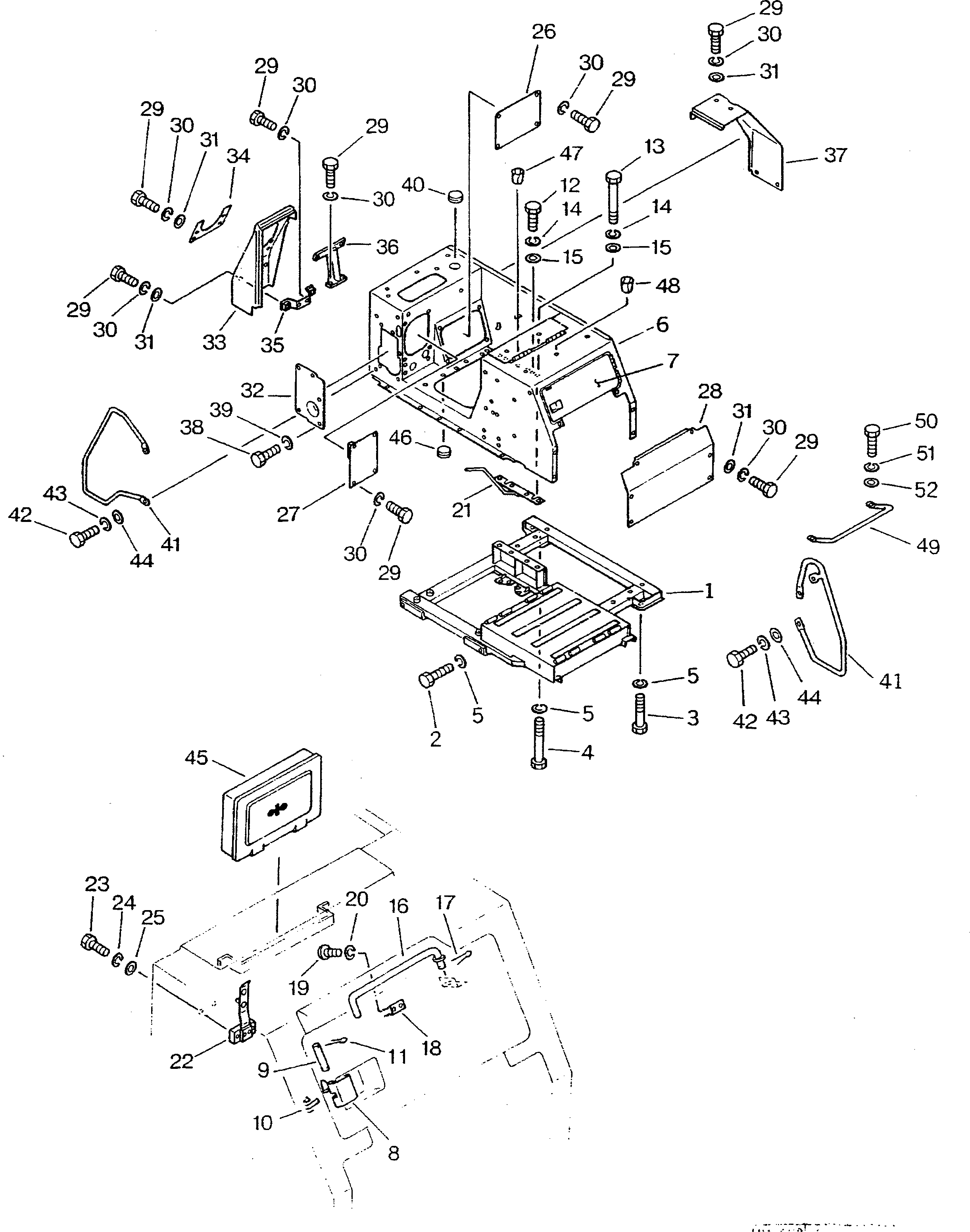 Крышка 135-54-32153  Komatsu