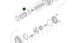 Кольцо уплотнительное (O-Ring) 21P-27-K1840 Komatsu