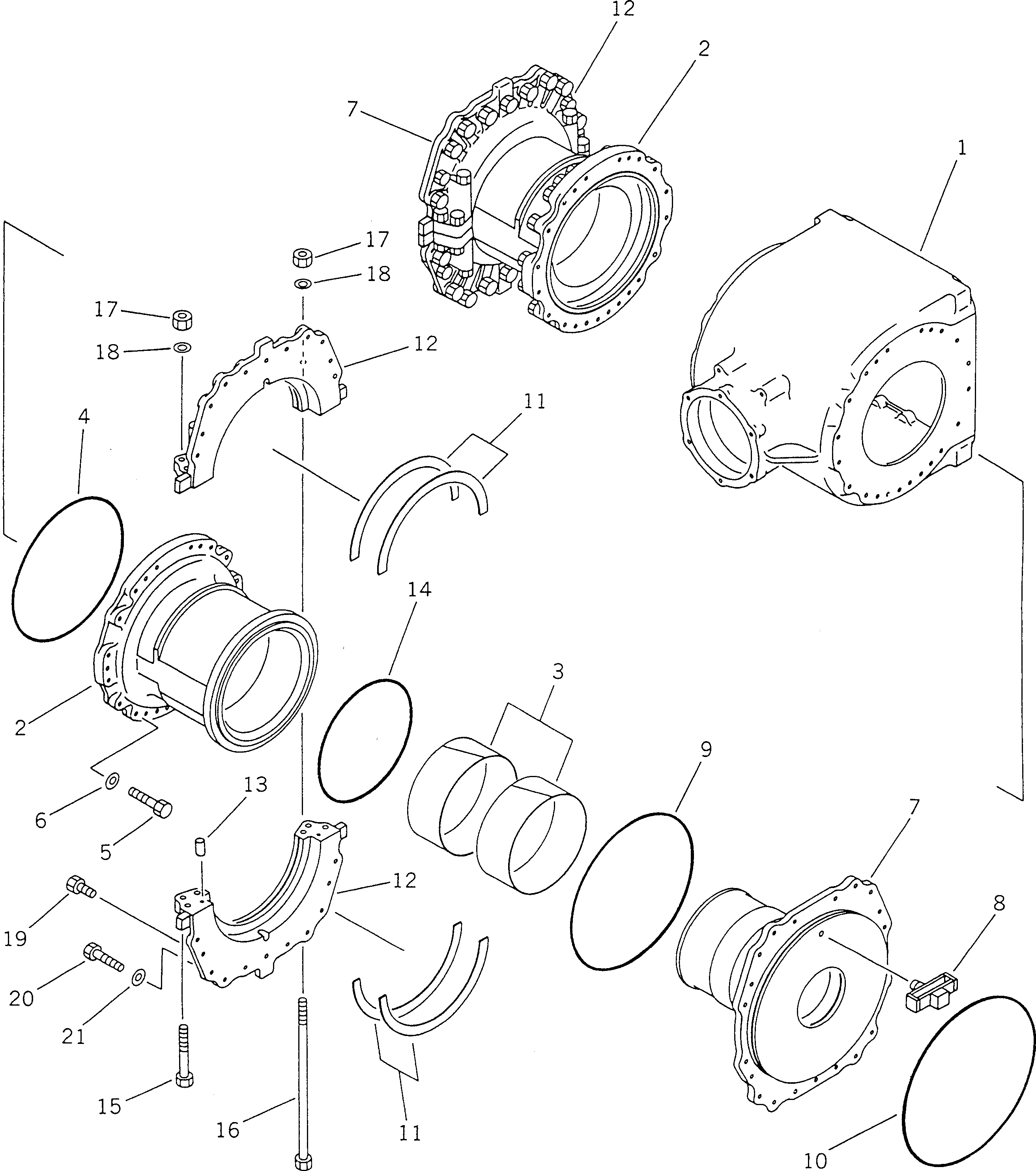 Кольцо уплотнительное (O-Ring) 07000-16270  Komatsu