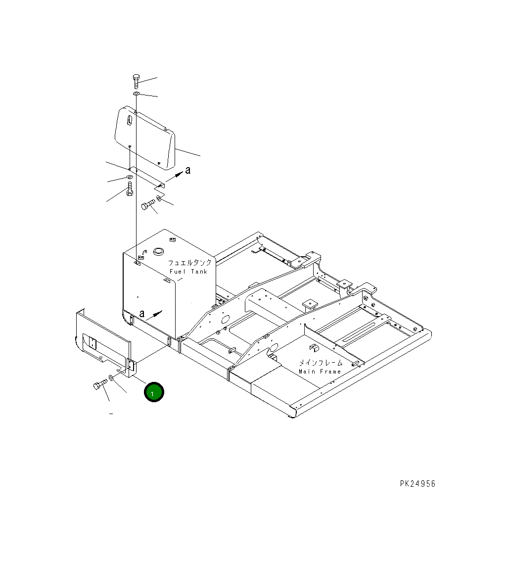 Крышка 8229-54-2420  Komatsu