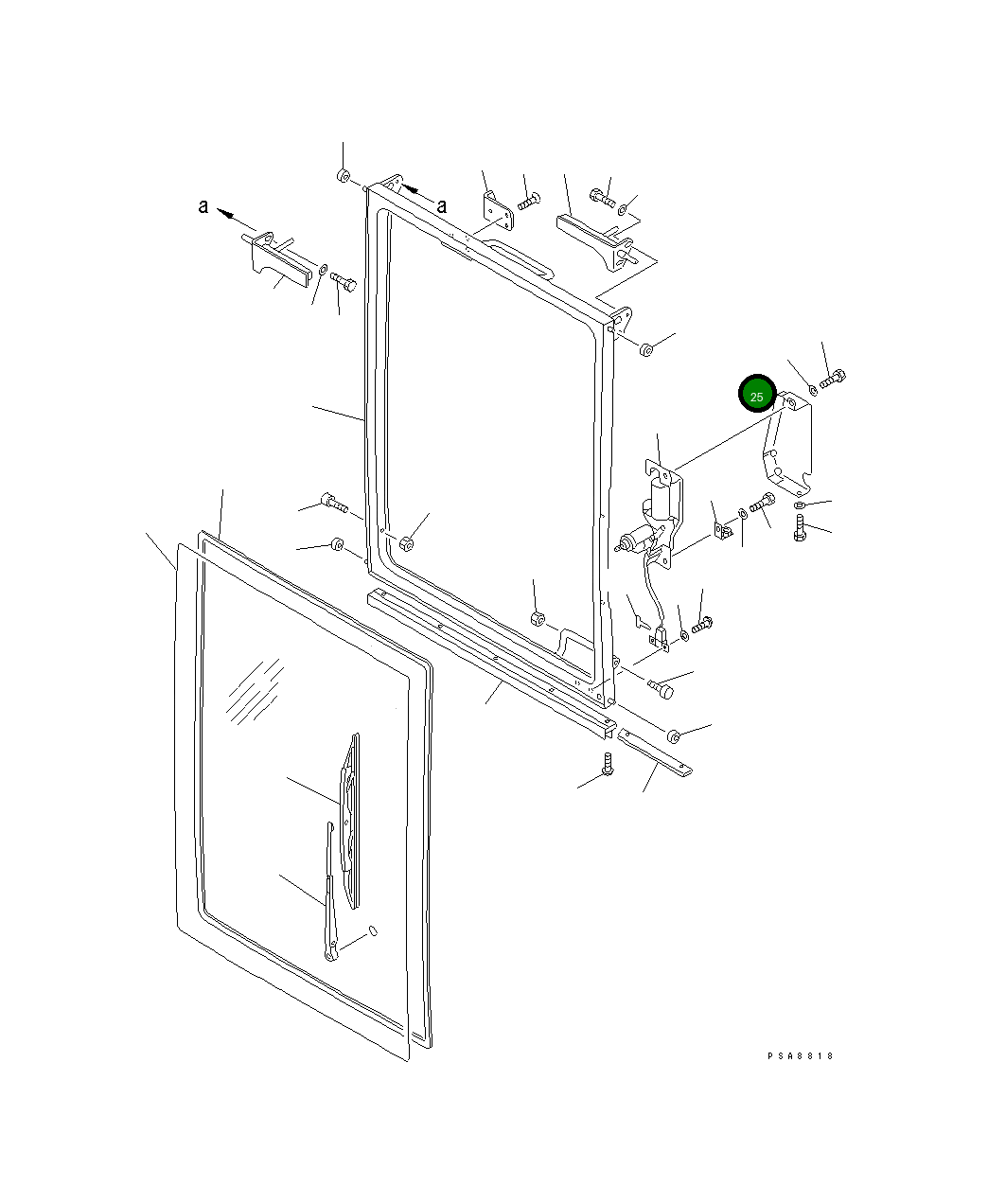 Крышка 20U-54-26360 Komatsu