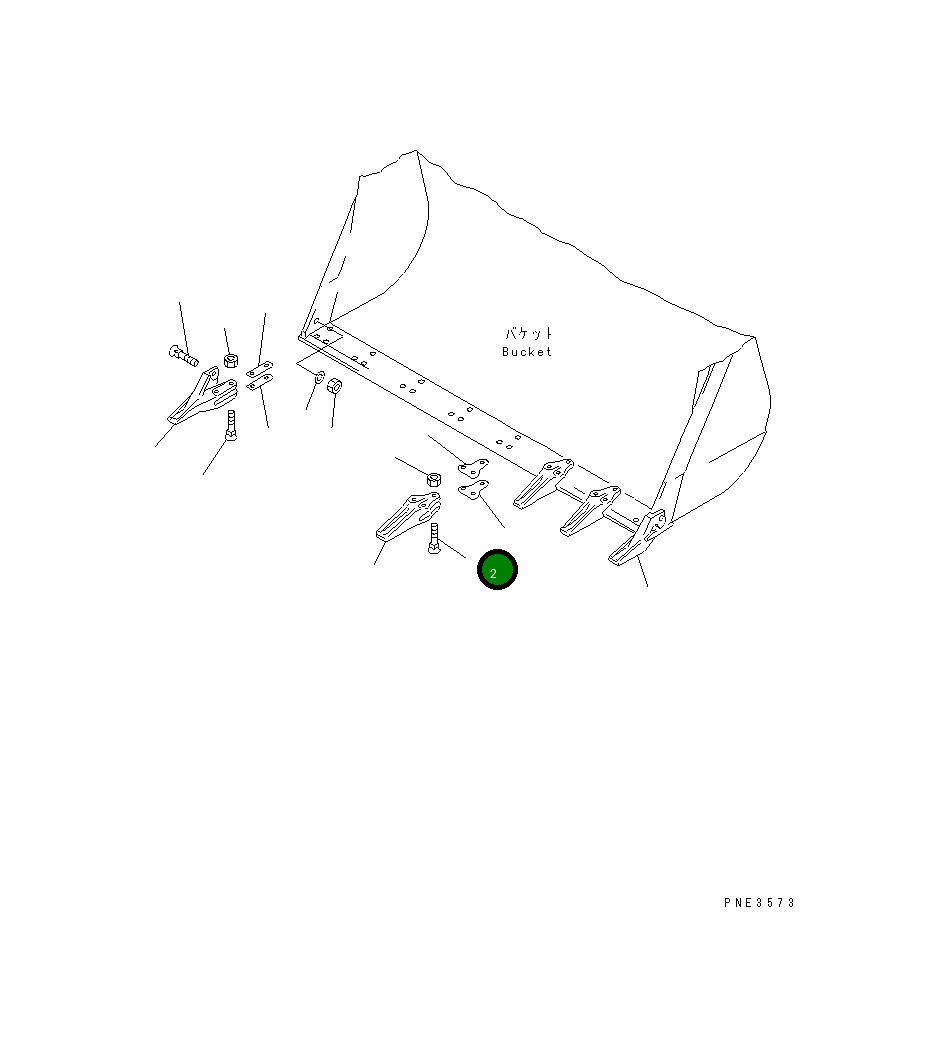 Болт 02091-11610 Komatsu