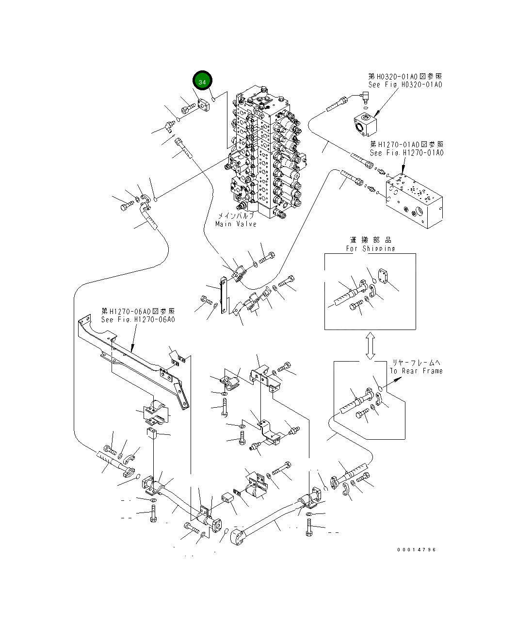 Кольцо уплотнительное (O-Ring) 21T-09-11470 Komatsu