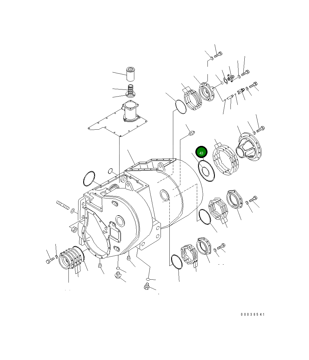 Кольцо уплотнительное (O-Ring) 07000-55290 Komatsu