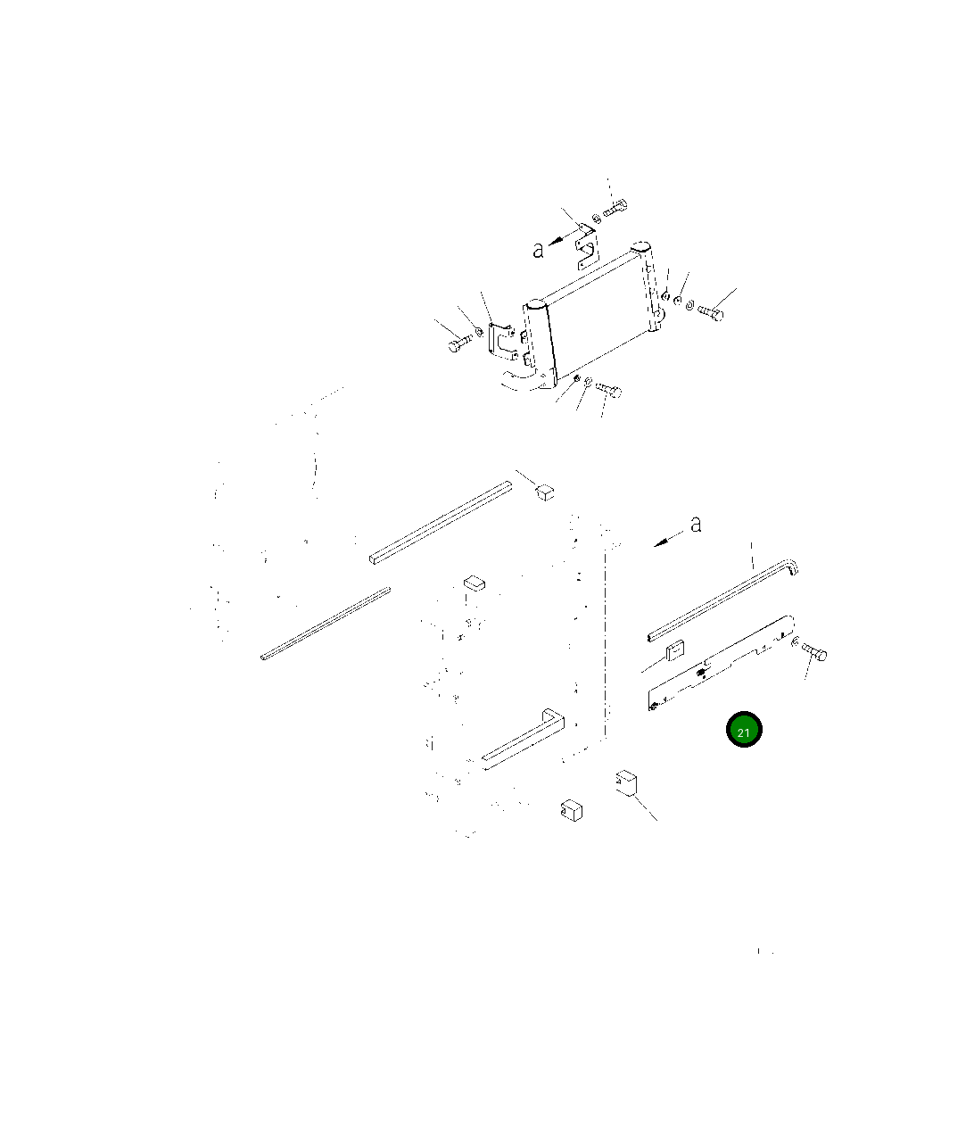 Крышка 2A6-03-11341 Komatsu
