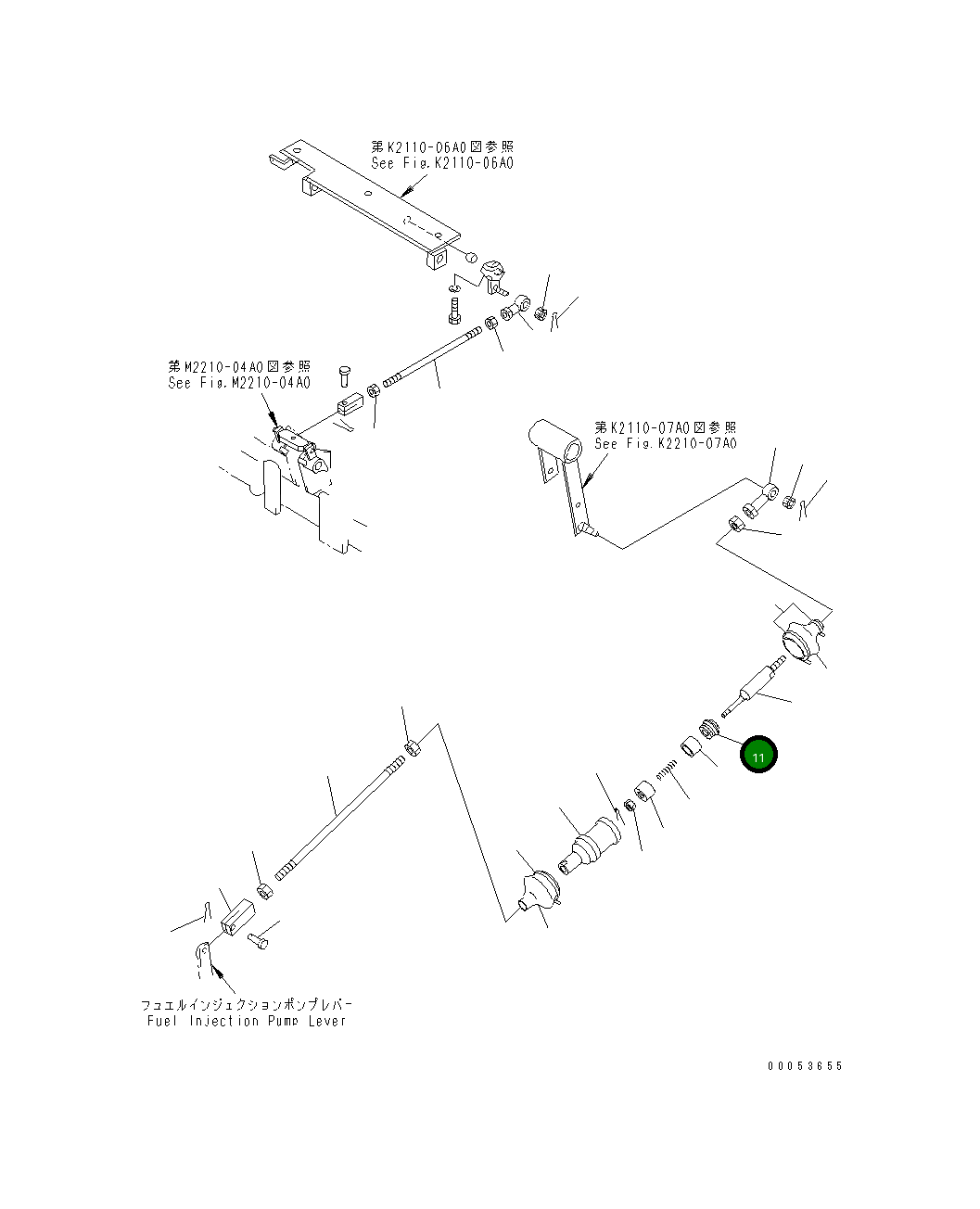 Болт 154-43-44630 Komatsu
