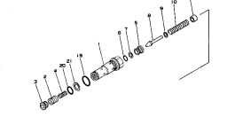 Кольцо уплотнительное (O-Ring) 700-13-31111 Komatsu