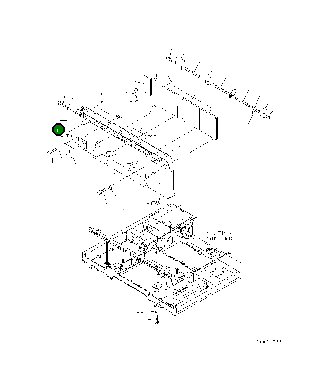 Крышка 8234-54-1592 Komatsu