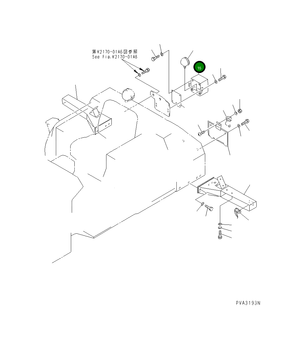 Крышка 130-B60-1320 Komatsu