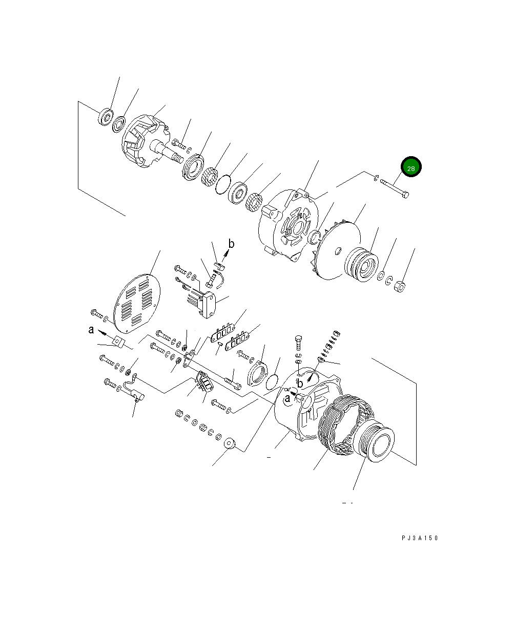 Болт SD5010-047-30 Komatsu